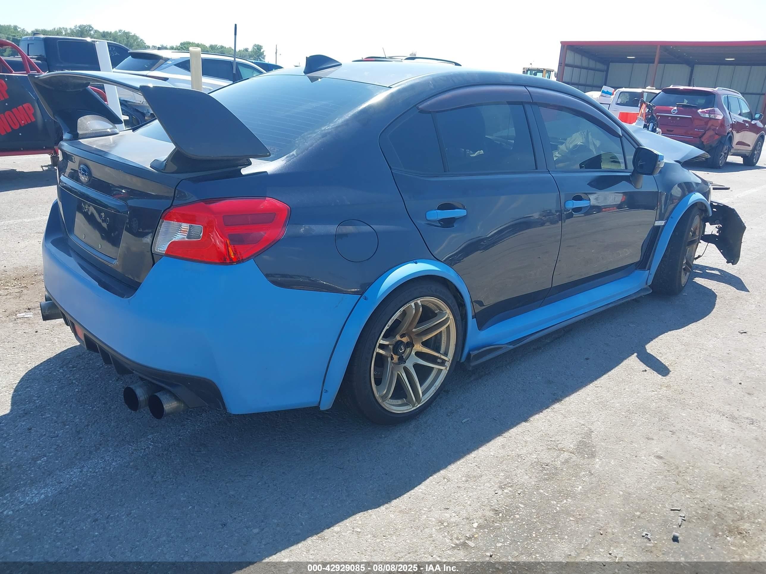 2015 Subaru Wrx Sti   Black vin: JF1VA2L66F9834069