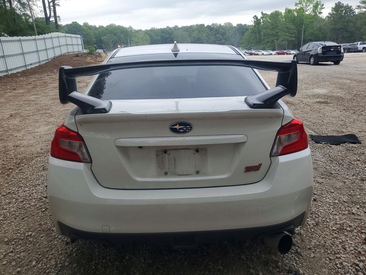 2015 Subaru Wrx Sti White vin: JF1VA2L67F9828572