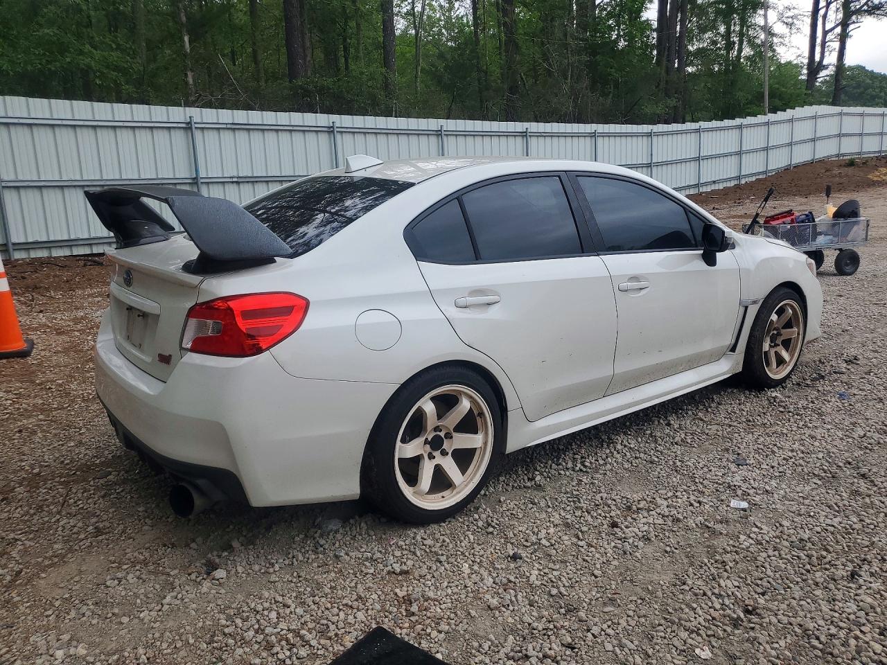 2015 Subaru Wrx Sti White vin: JF1VA2L67F9828572