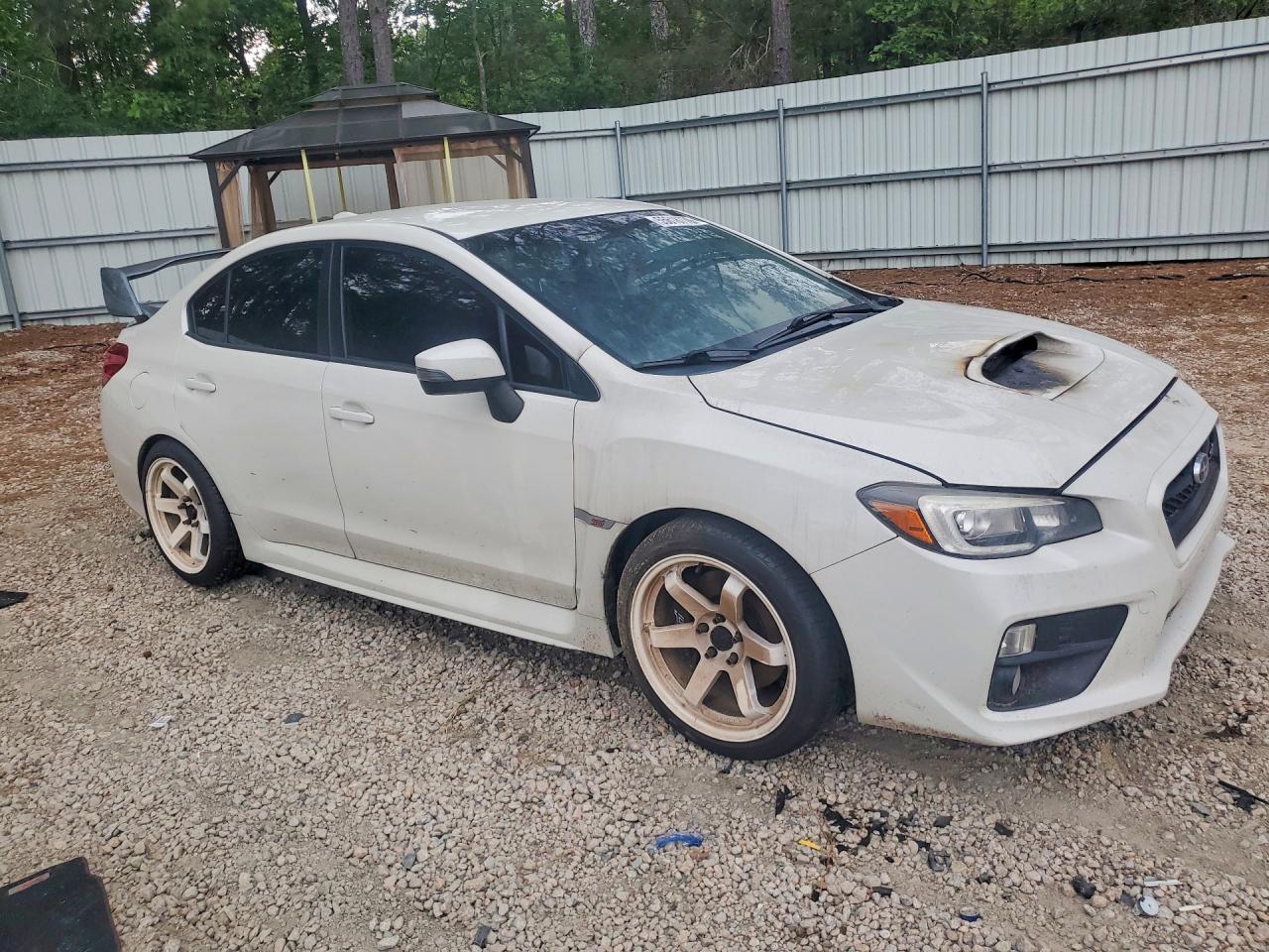 2015 Subaru Wrx Sti White vin: JF1VA2L67F9828572