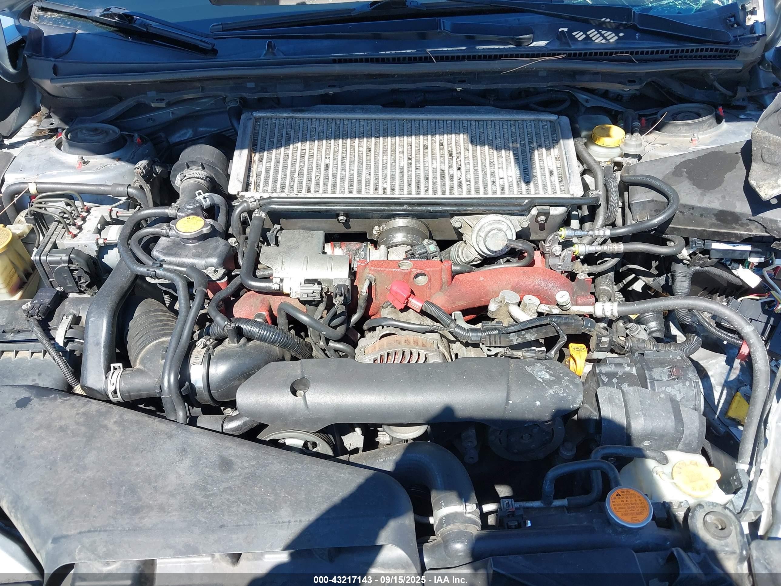 2015 Subaru Wrx Sti Серебряный vin: JF1VA2L69F9807321