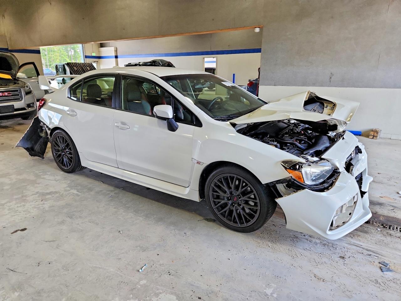 2015 Subaru Wrx Sti White vin: JF1VA2L69F9815676
