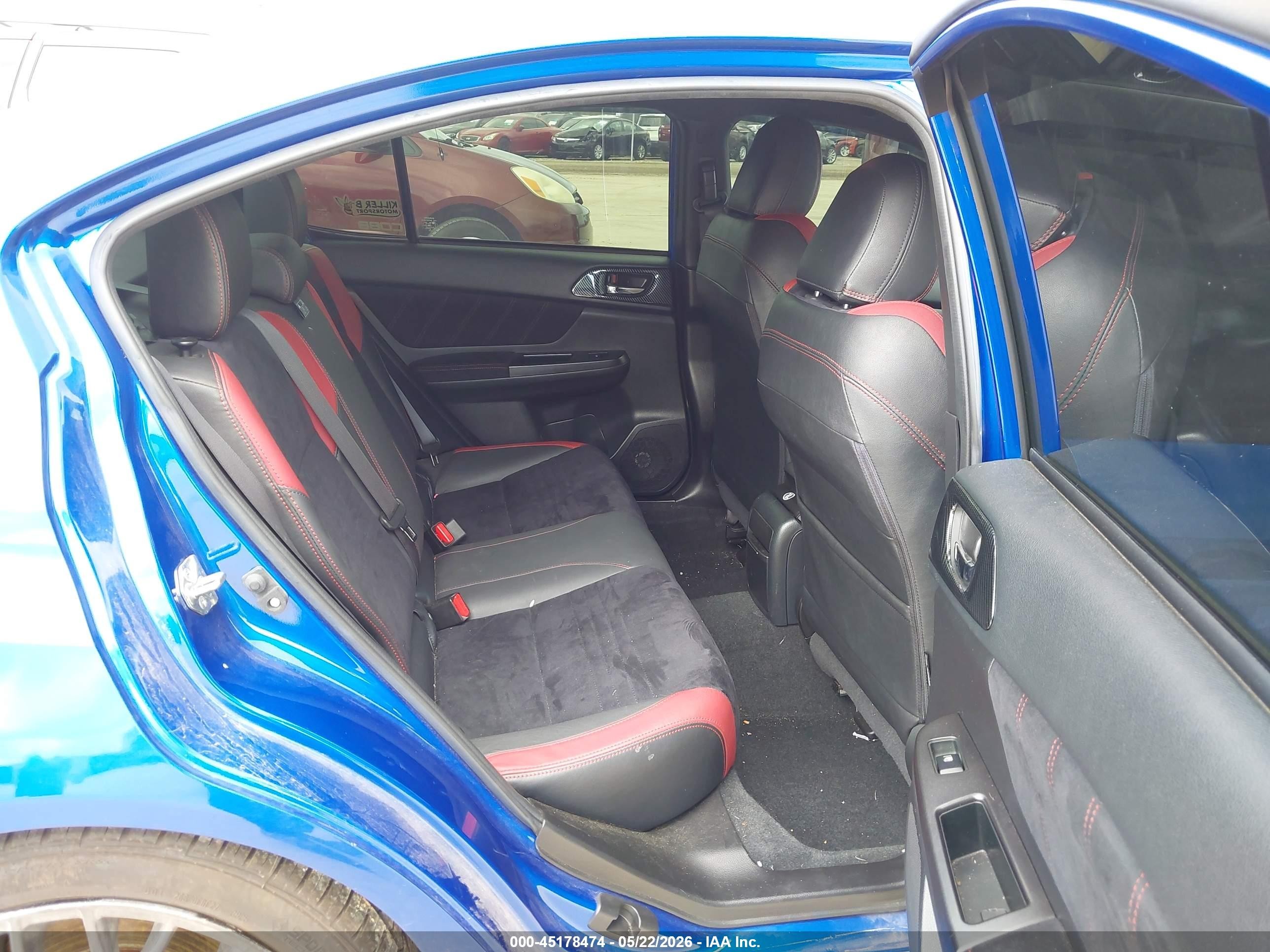 2015 Subaru Wrx Sti   Blue vin: JF1VA2L69F9833711