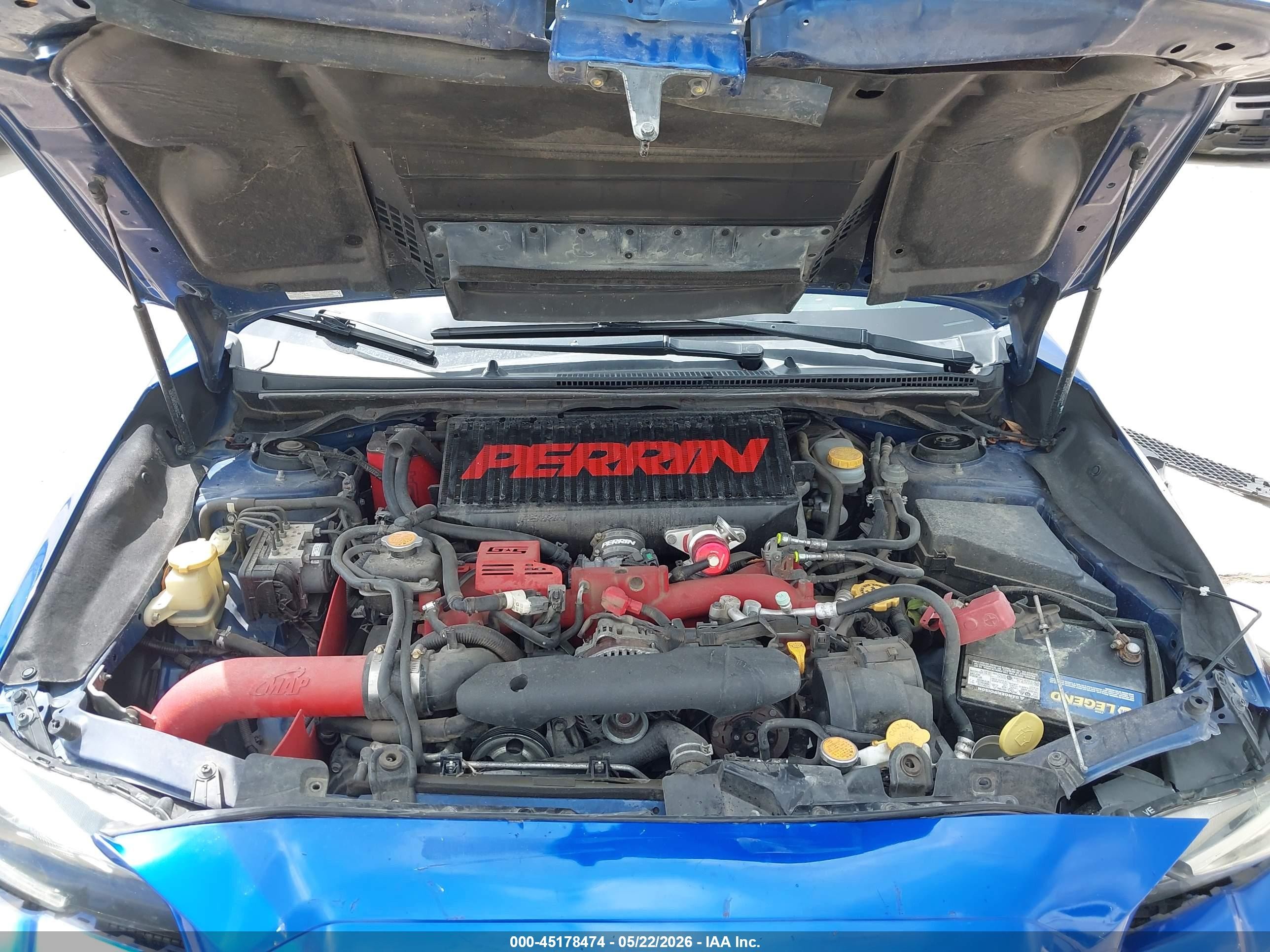 2015 Subaru Wrx Sti   Blue vin: JF1VA2L69F9833711