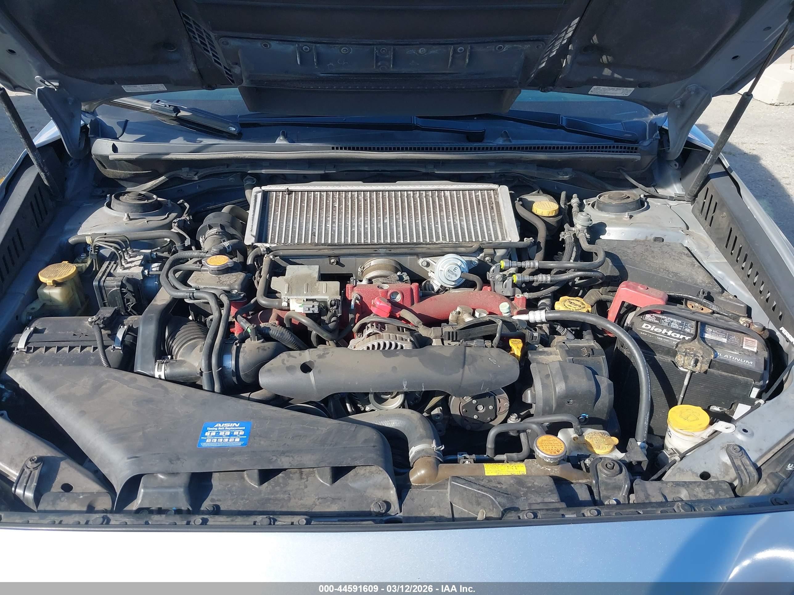 2015 Subaru Wrx Sti   Gray vin: JF1VA2L6XF9802225