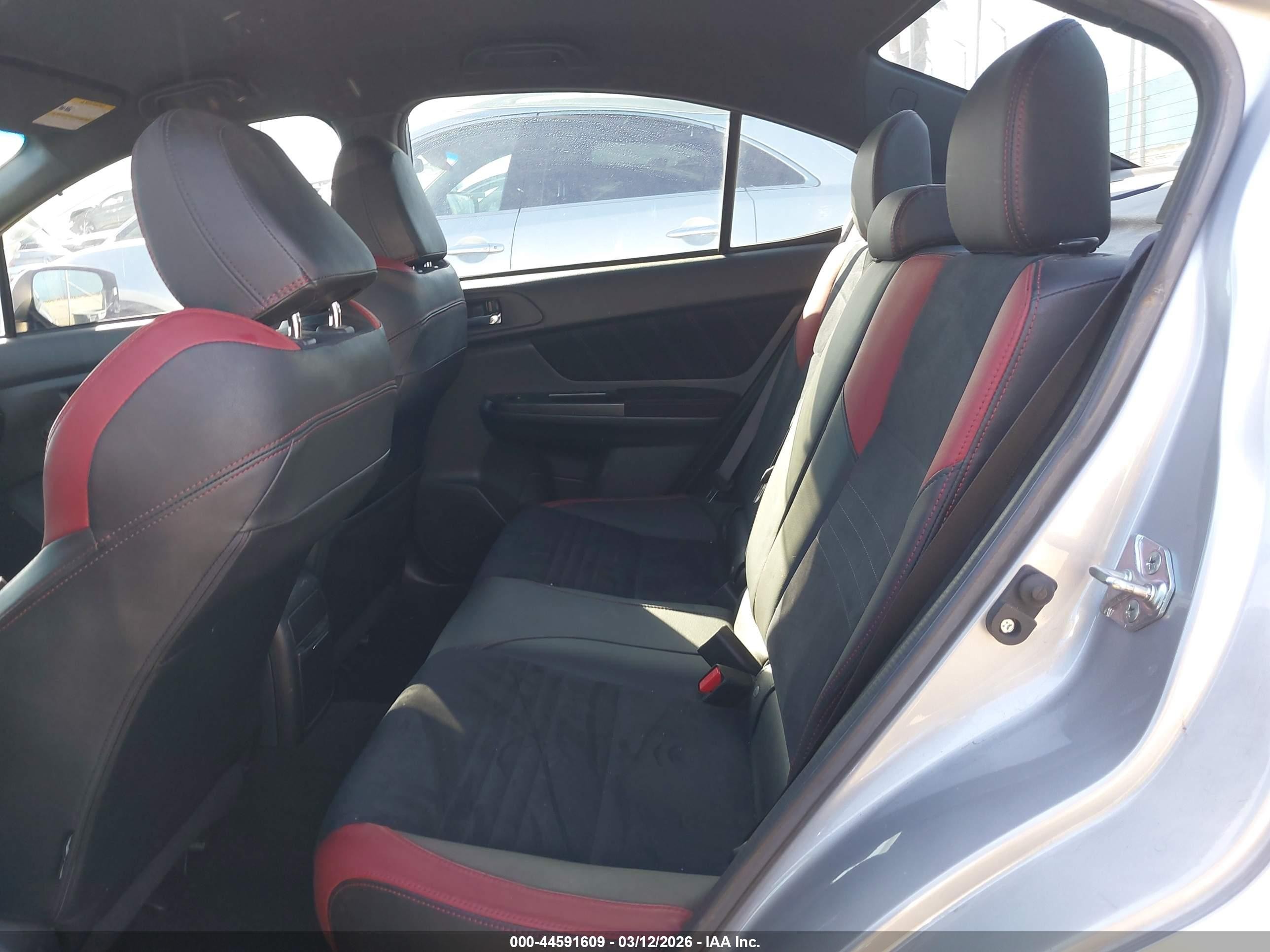 2015 Subaru Wrx Sti   Gray vin: JF1VA2L6XF9802225