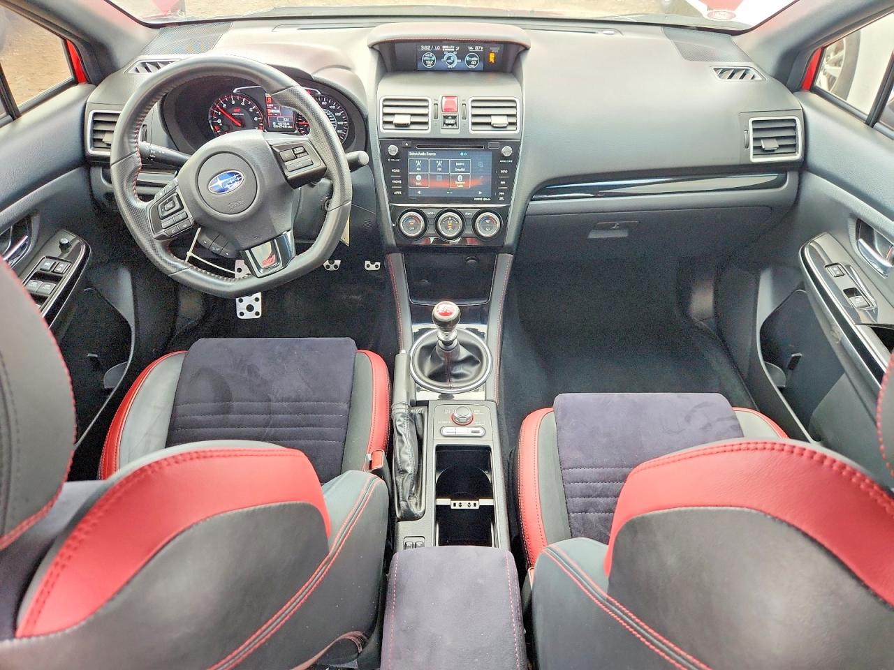 2018 Subaru Wrx Sti Red vin: JF1VA2M64J9826625