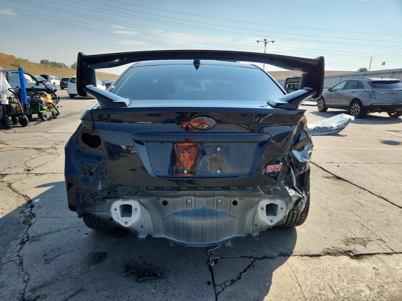 2018 Subaru Wrx Sti Black vin: JF1VA2M6XJ9820909
