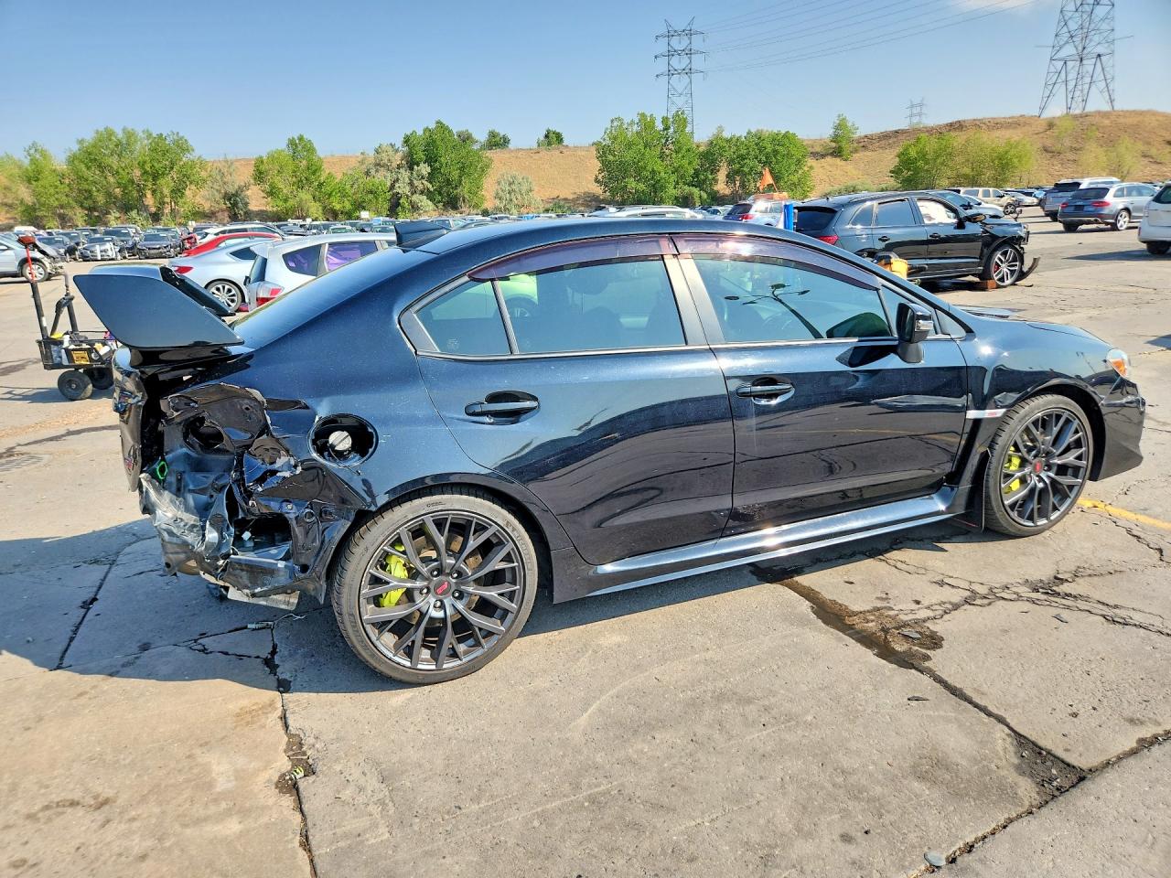 2018 Subaru Wrx Sti Black vin: JF1VA2M6XJ9820909