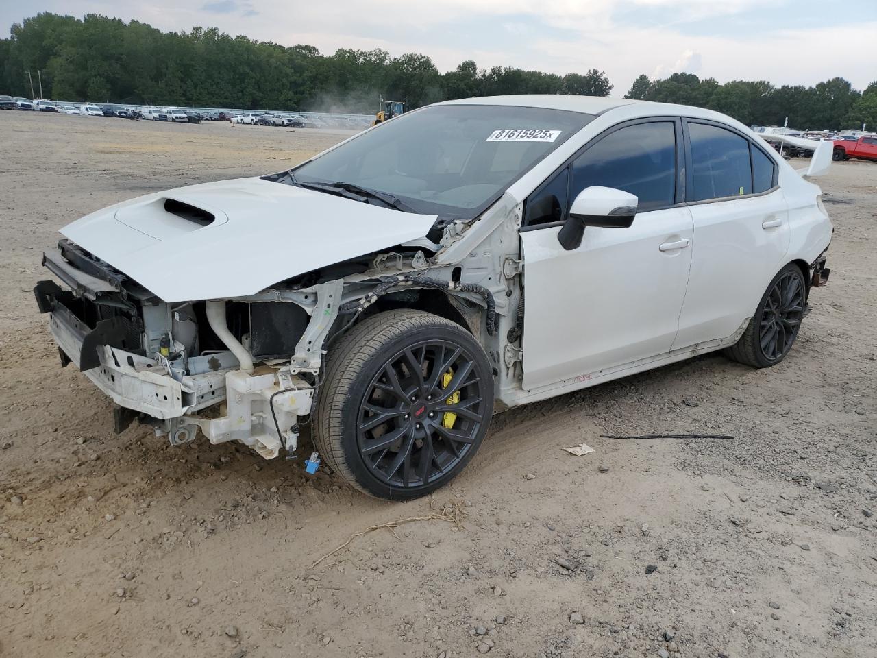 2018 Subaru Wrx Sti White vin: JF1VA2M6XJ9825852