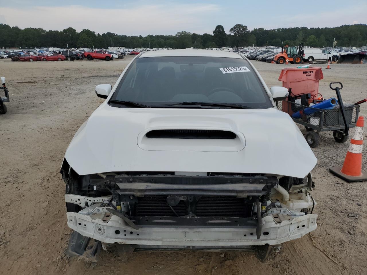 2018 Subaru Wrx Sti White vin: JF1VA2M6XJ9825852