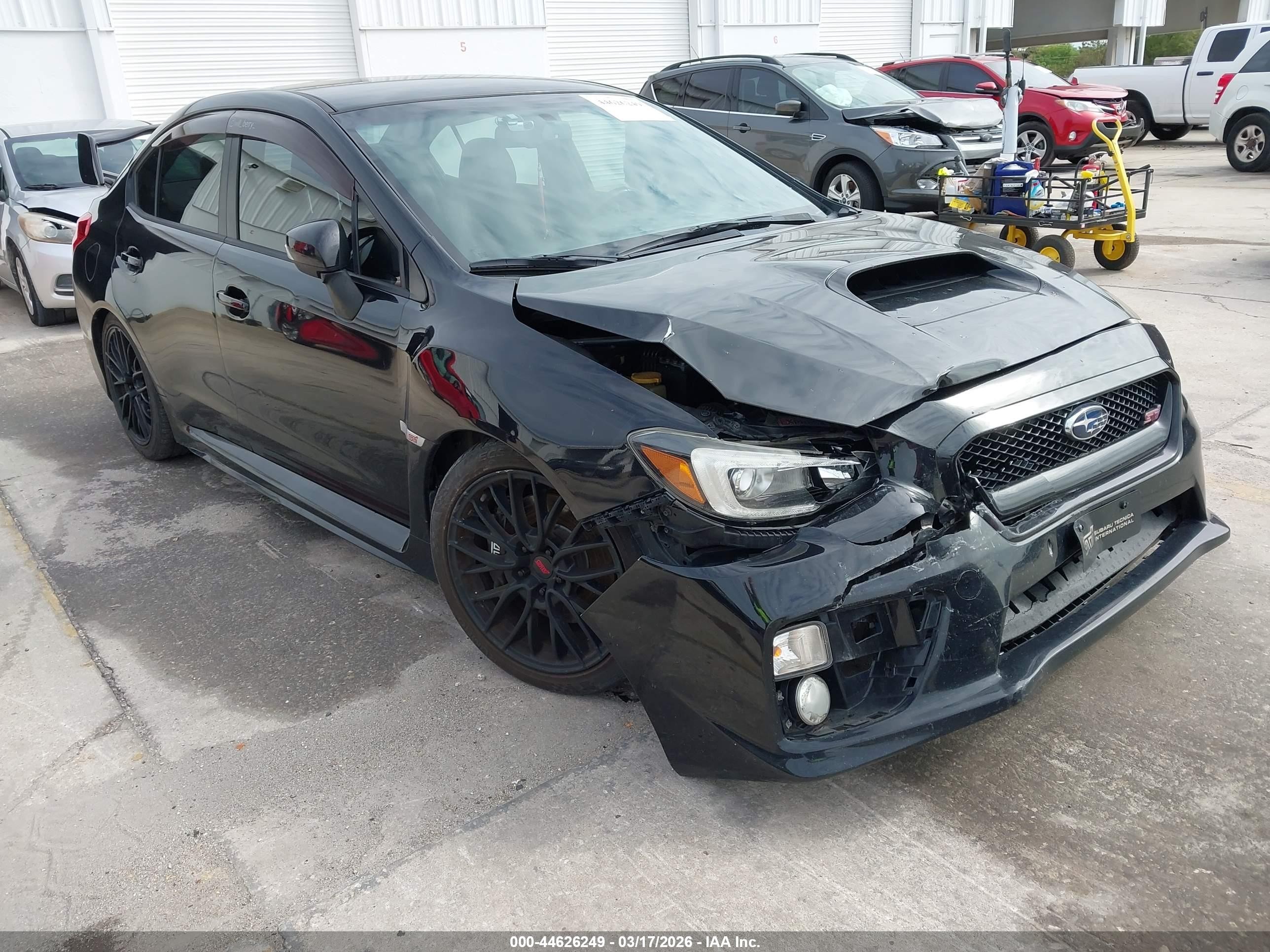2015 Subaru Wrx Sti   Black vin: JF1VA2P64F9806863