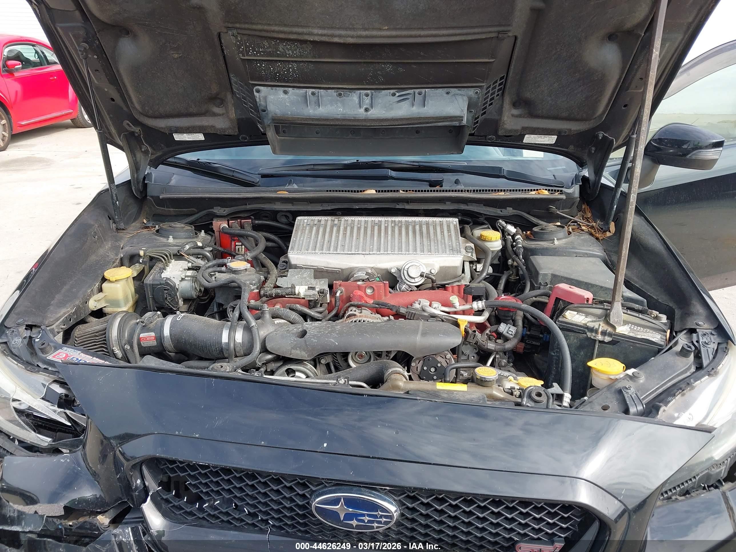 2015 Subaru Wrx Sti   Черный vin: JF1VA2P64F9806863