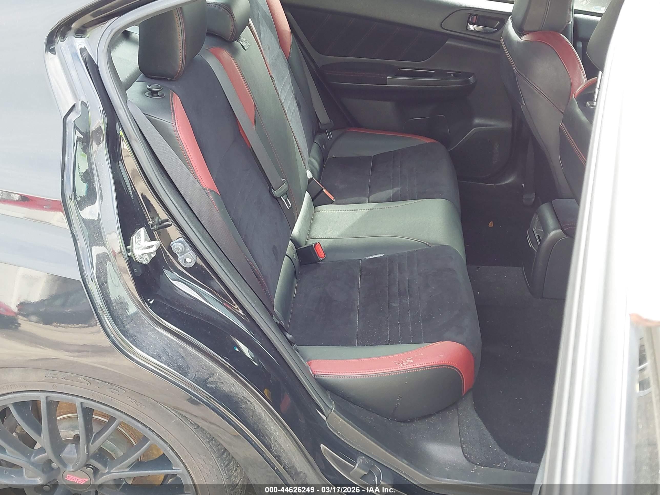2015 Subaru Wrx Sti   Черный vin: JF1VA2P64F9806863