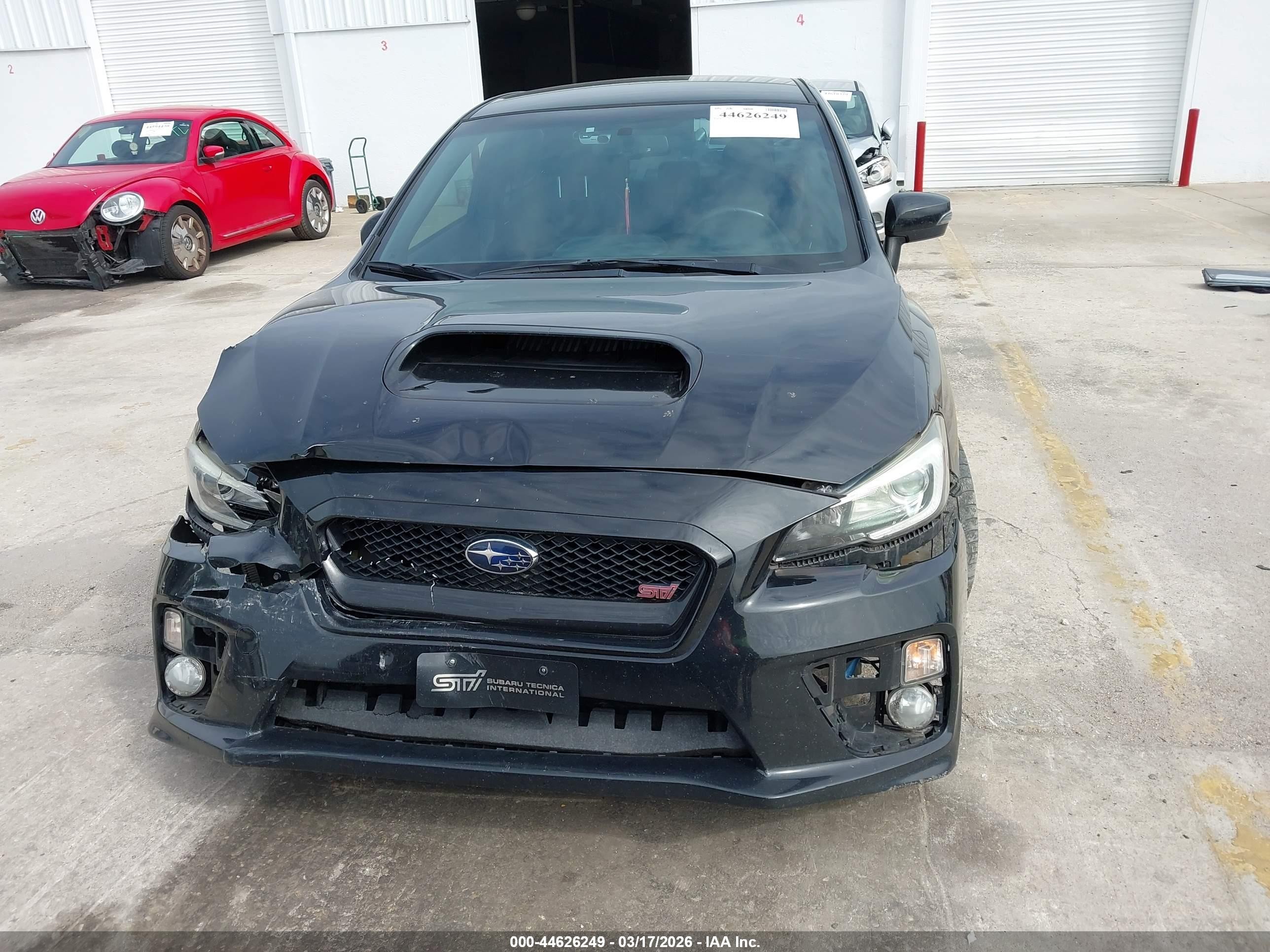 2015 Subaru Wrx Sti   Черный vin: JF1VA2P64F9806863