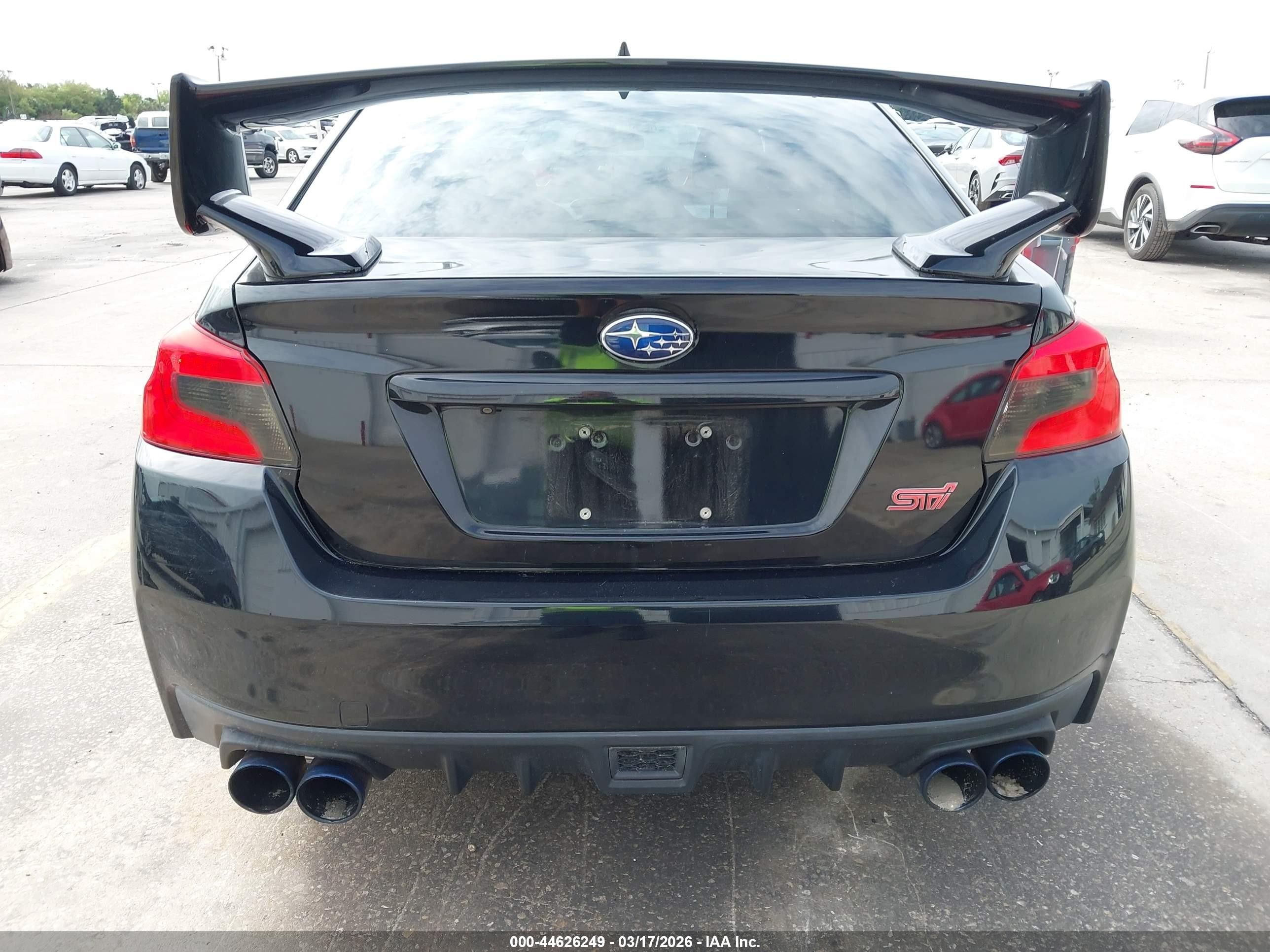 2015 Subaru Wrx Sti   Черный vin: JF1VA2P64F9806863