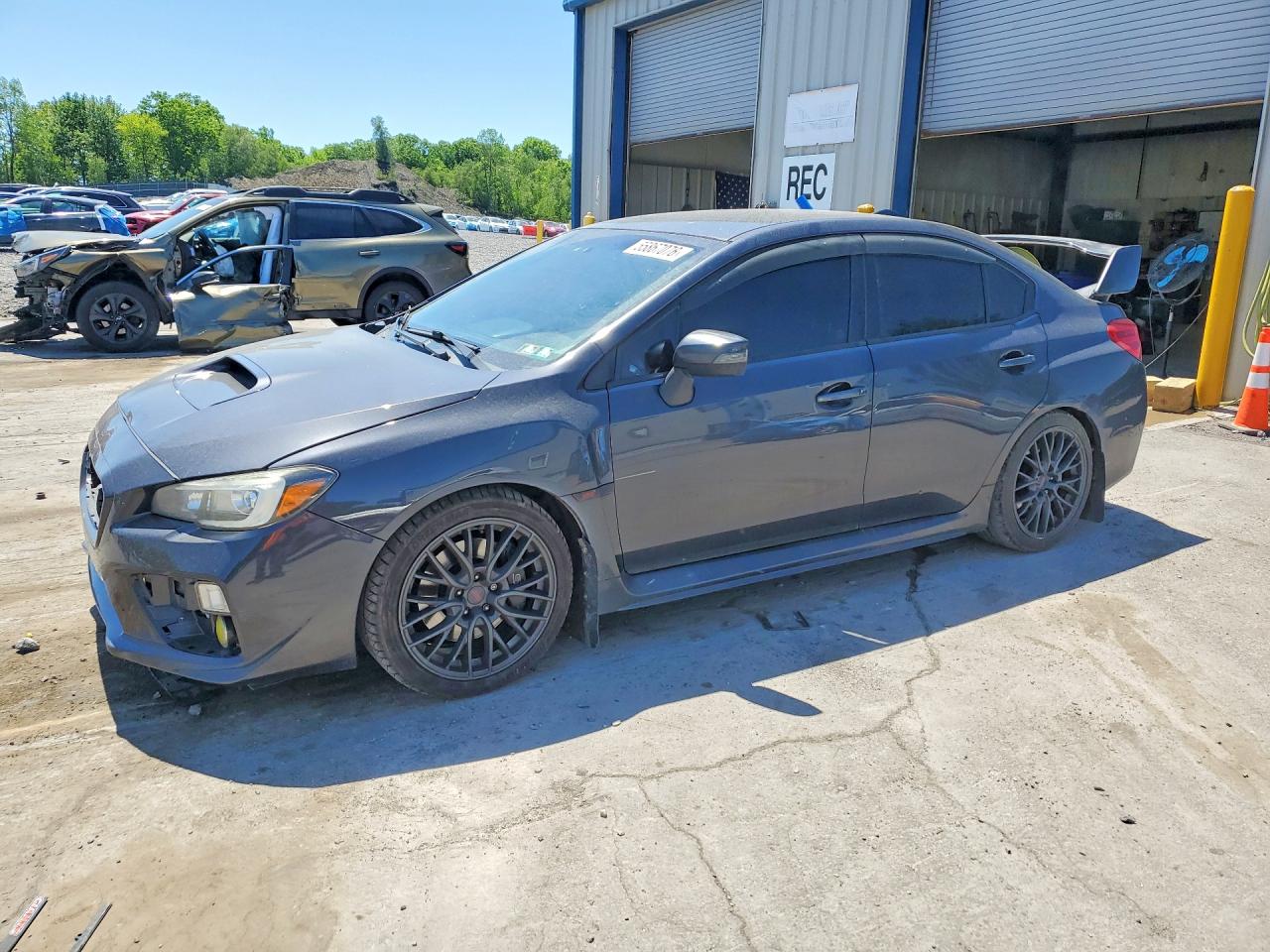 2015 Subaru Wrx Sti Black vin: JF1VA2P68F9802220