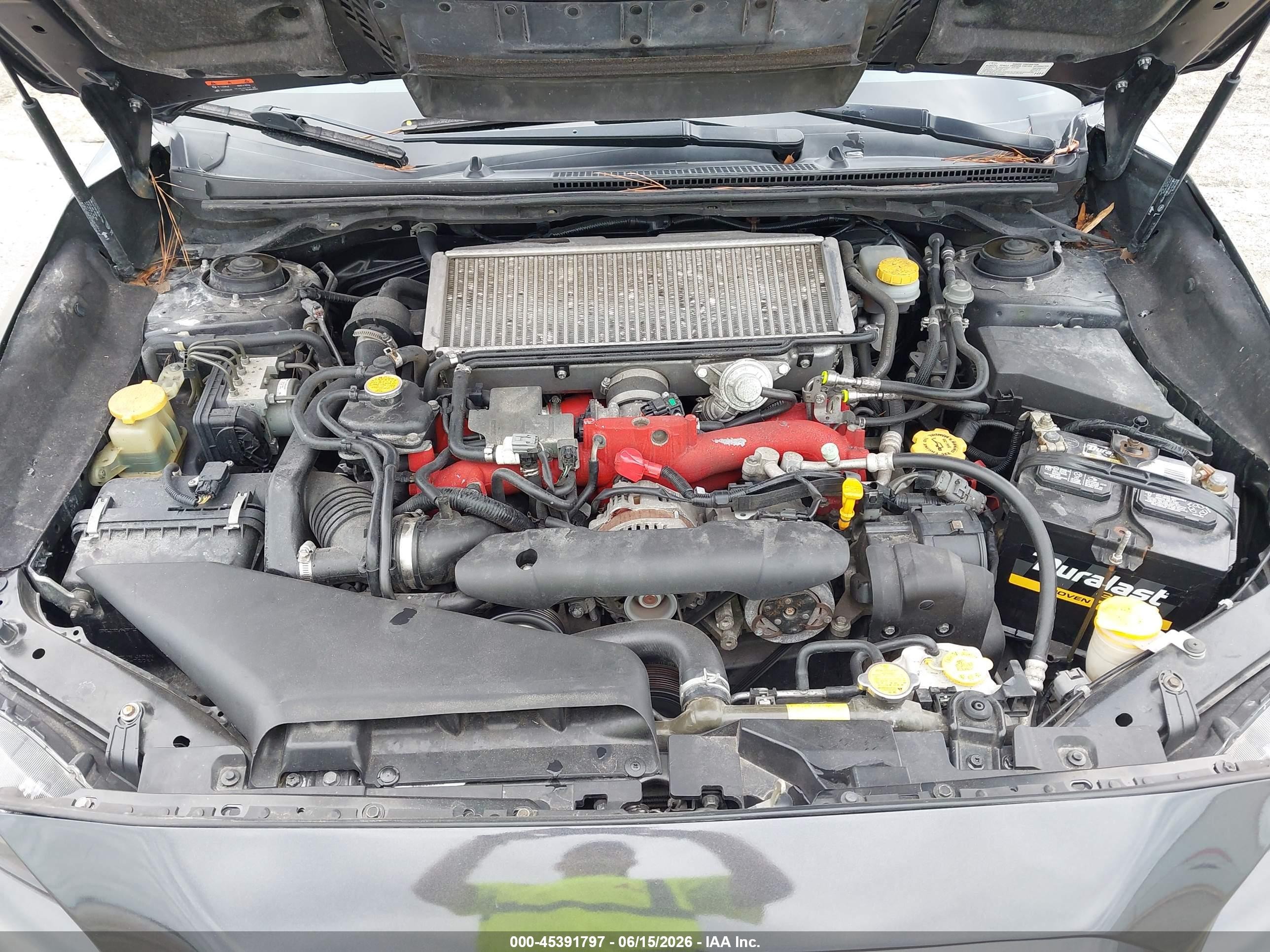 2015 Subaru Wrx Sti Gray vin: JF1VA2P69F9806857