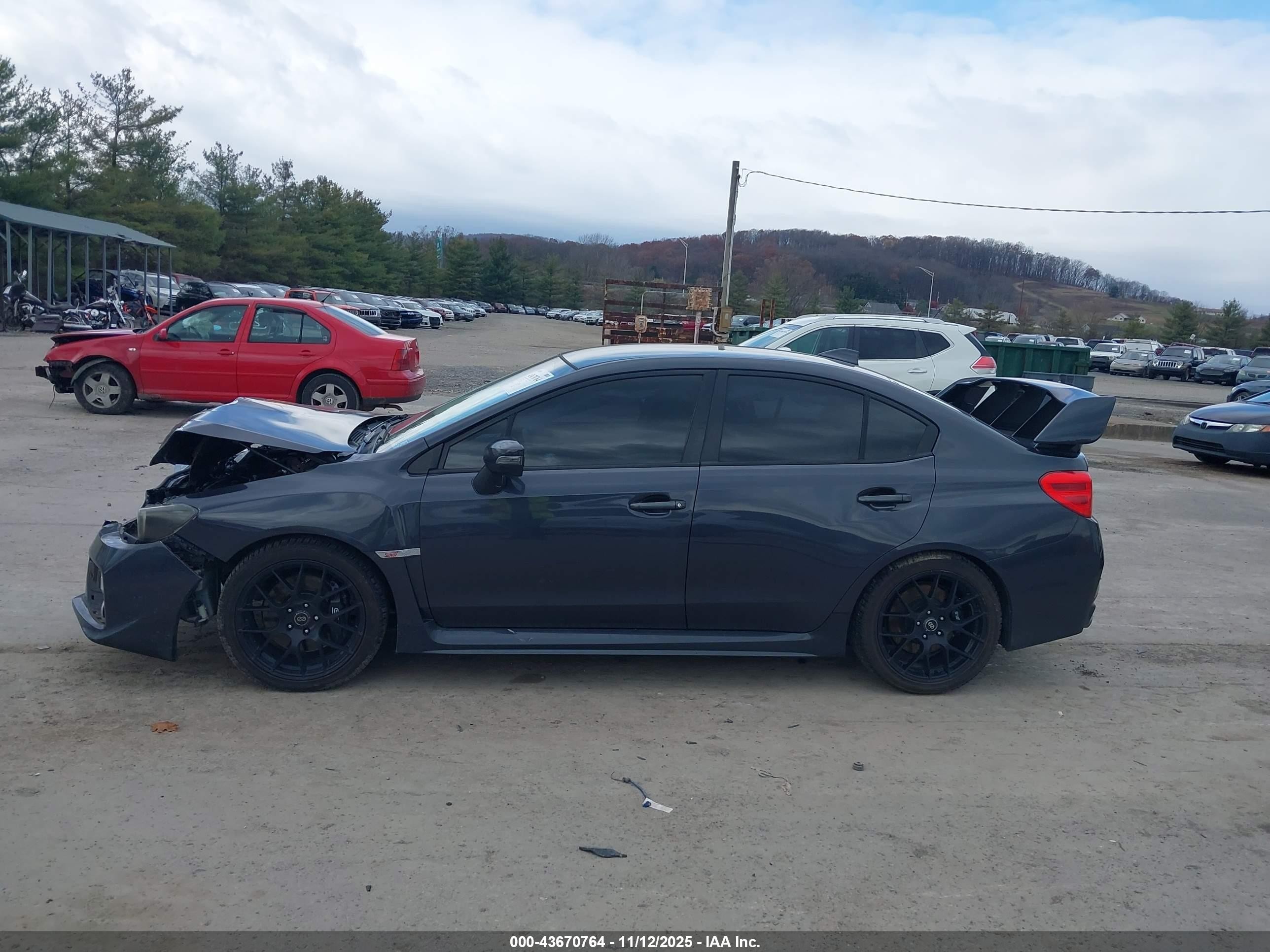 2015 Subaru Wrx Sti   Black vin: JF1VA2P6XF9836658
