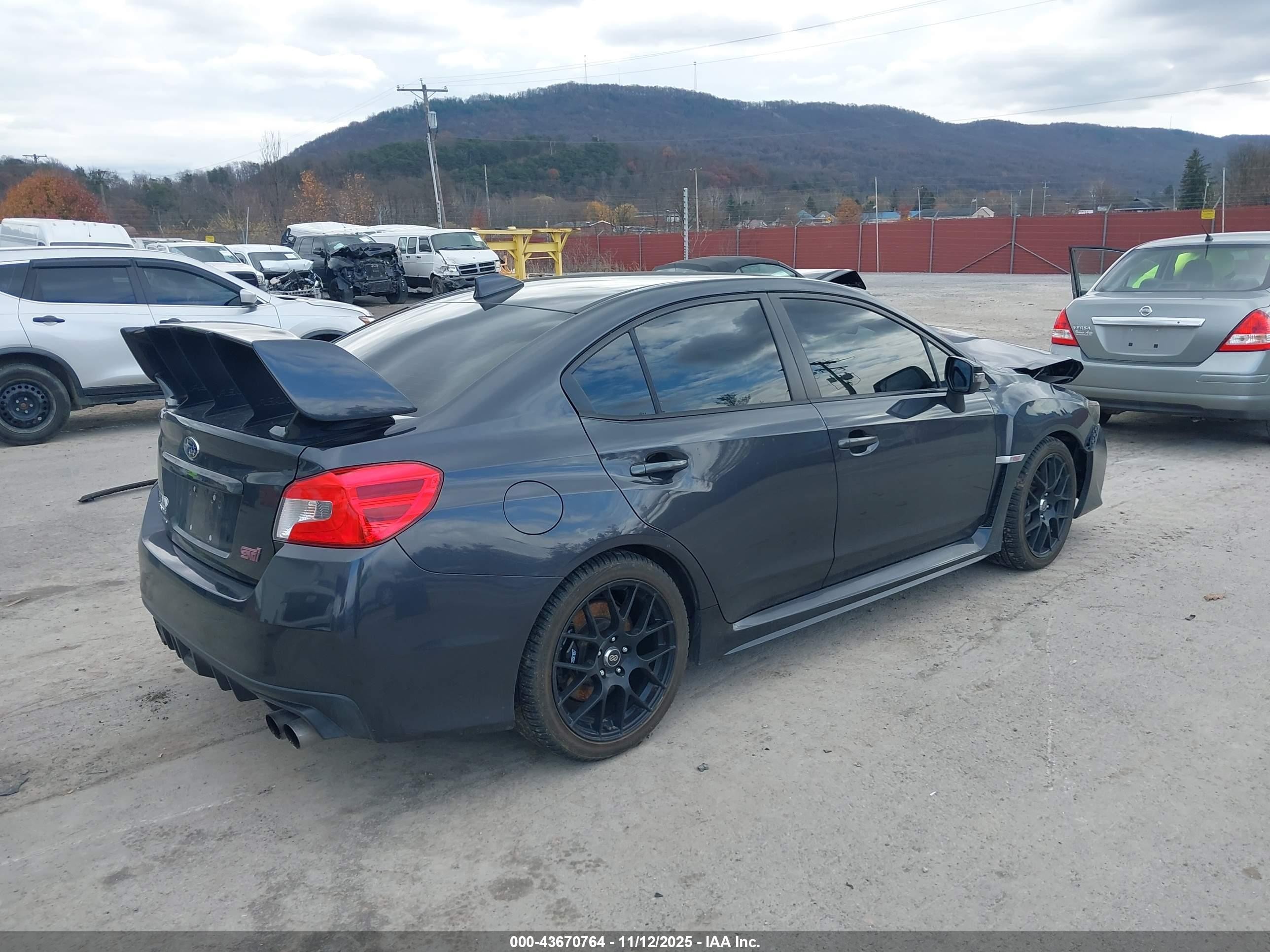 2015 Subaru Wrx Sti   Black vin: JF1VA2P6XF9836658