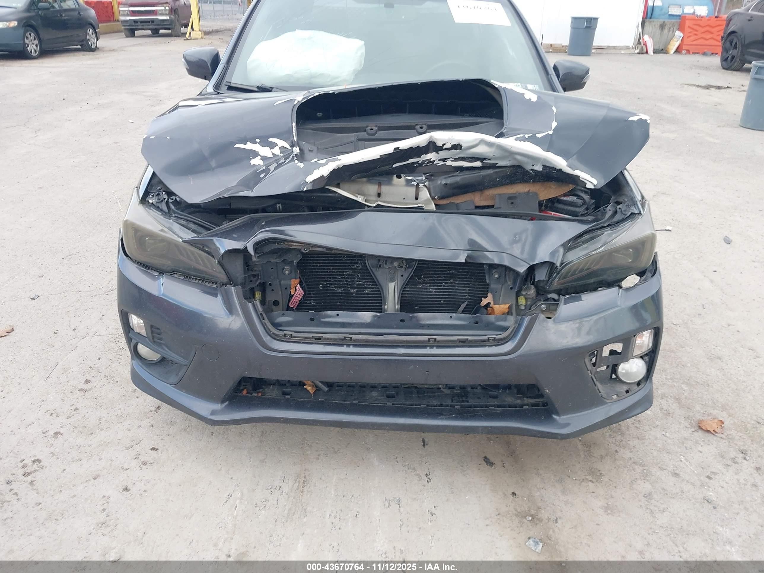 2015 Subaru Wrx Sti   Black vin: JF1VA2P6XF9836658