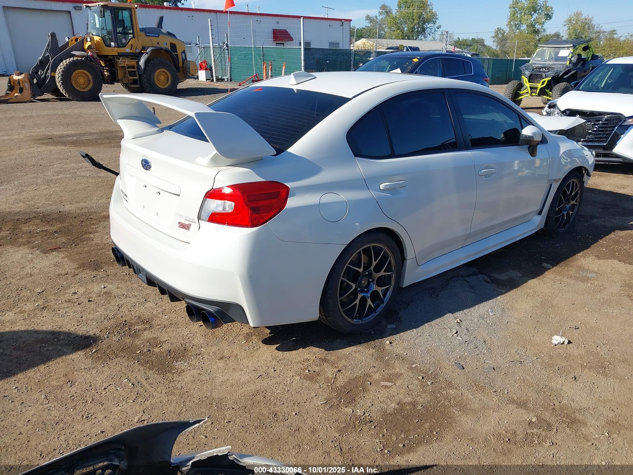 2015 Subaru Wrx Sti Limited Белый vin: JF1VA2S62F9804259