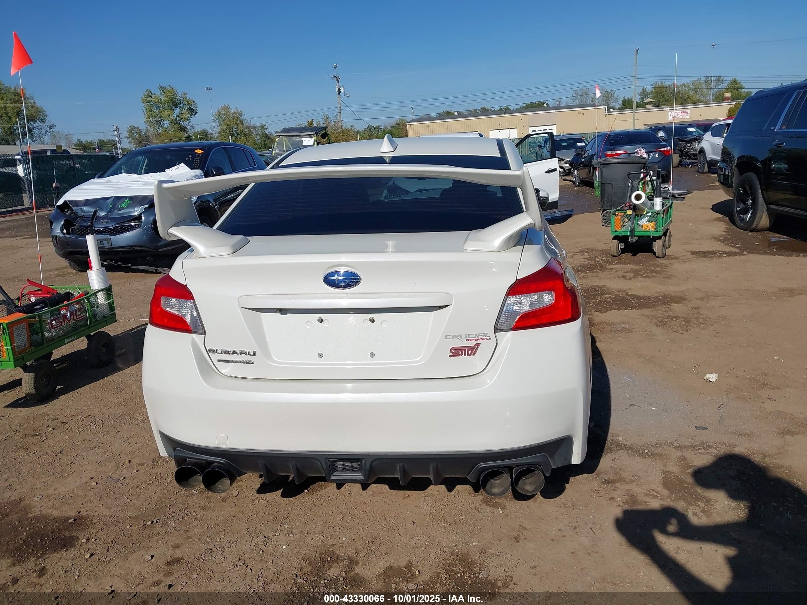 2015 Subaru Wrx Sti Limited Белый vin: JF1VA2S62F9804259