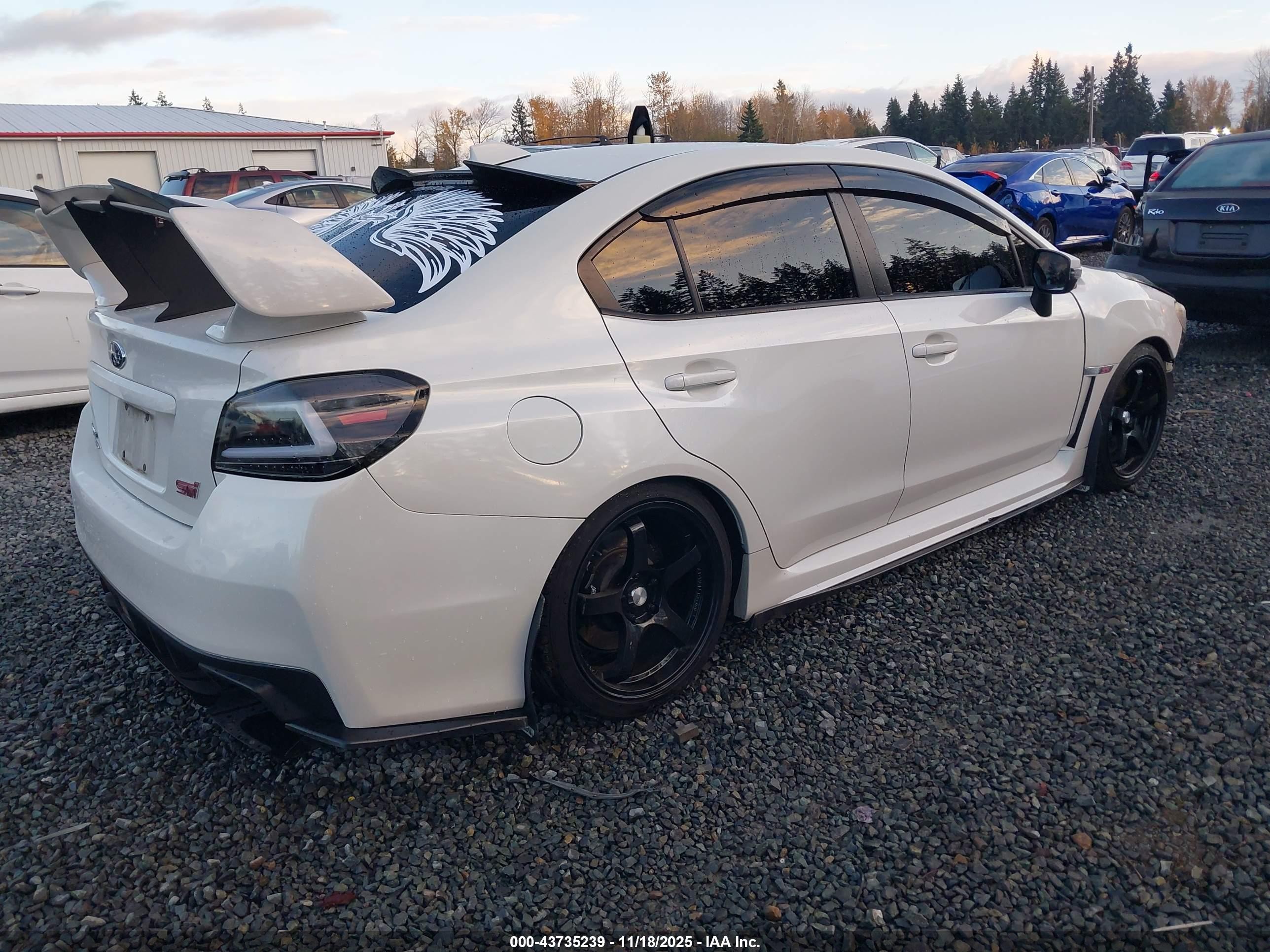 2015 Subaru Wrx Sti Limited White vin: JF1VA2S62F9809641