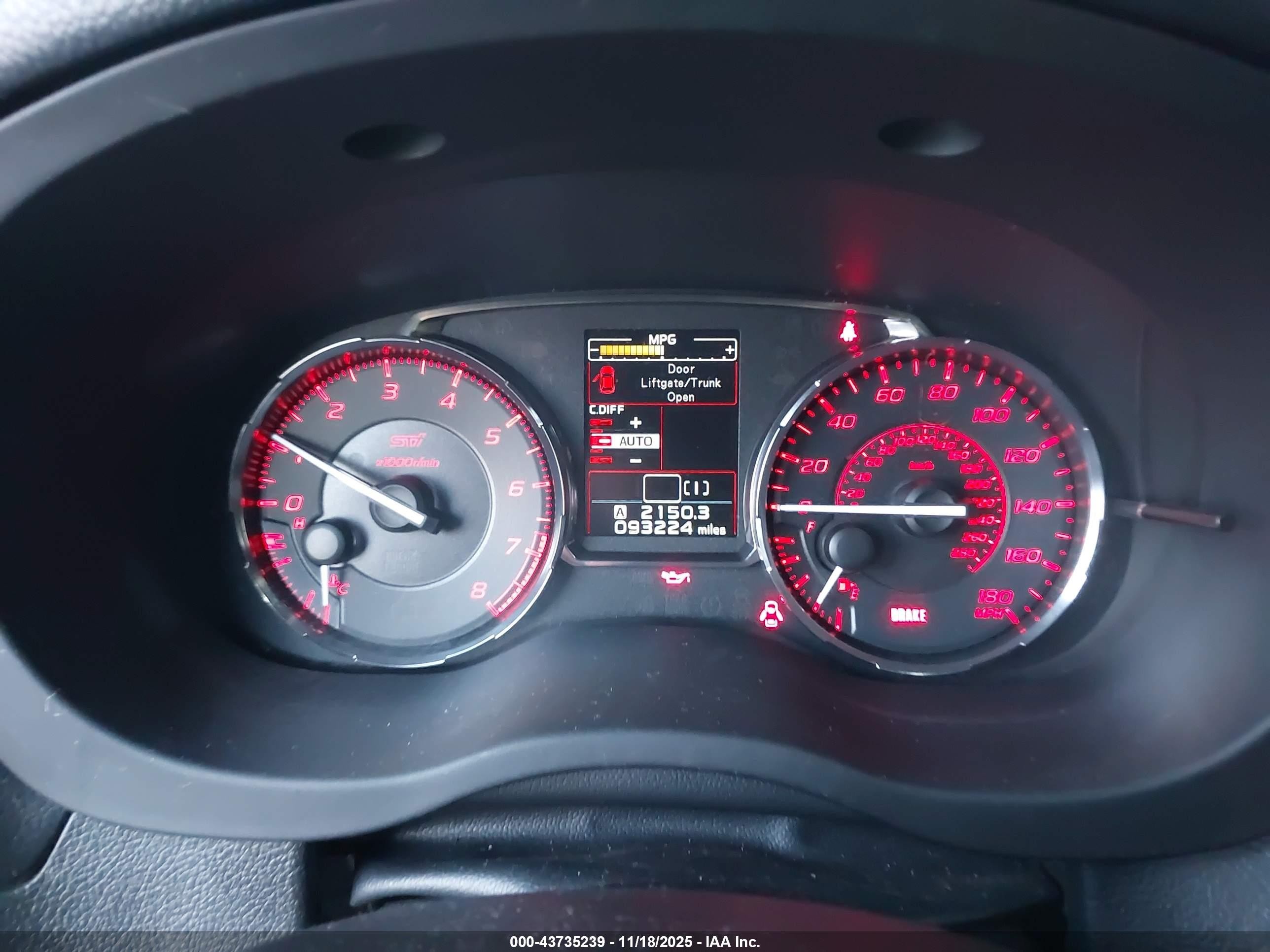 2015 Subaru Wrx Sti Limited White vin: JF1VA2S62F9809641