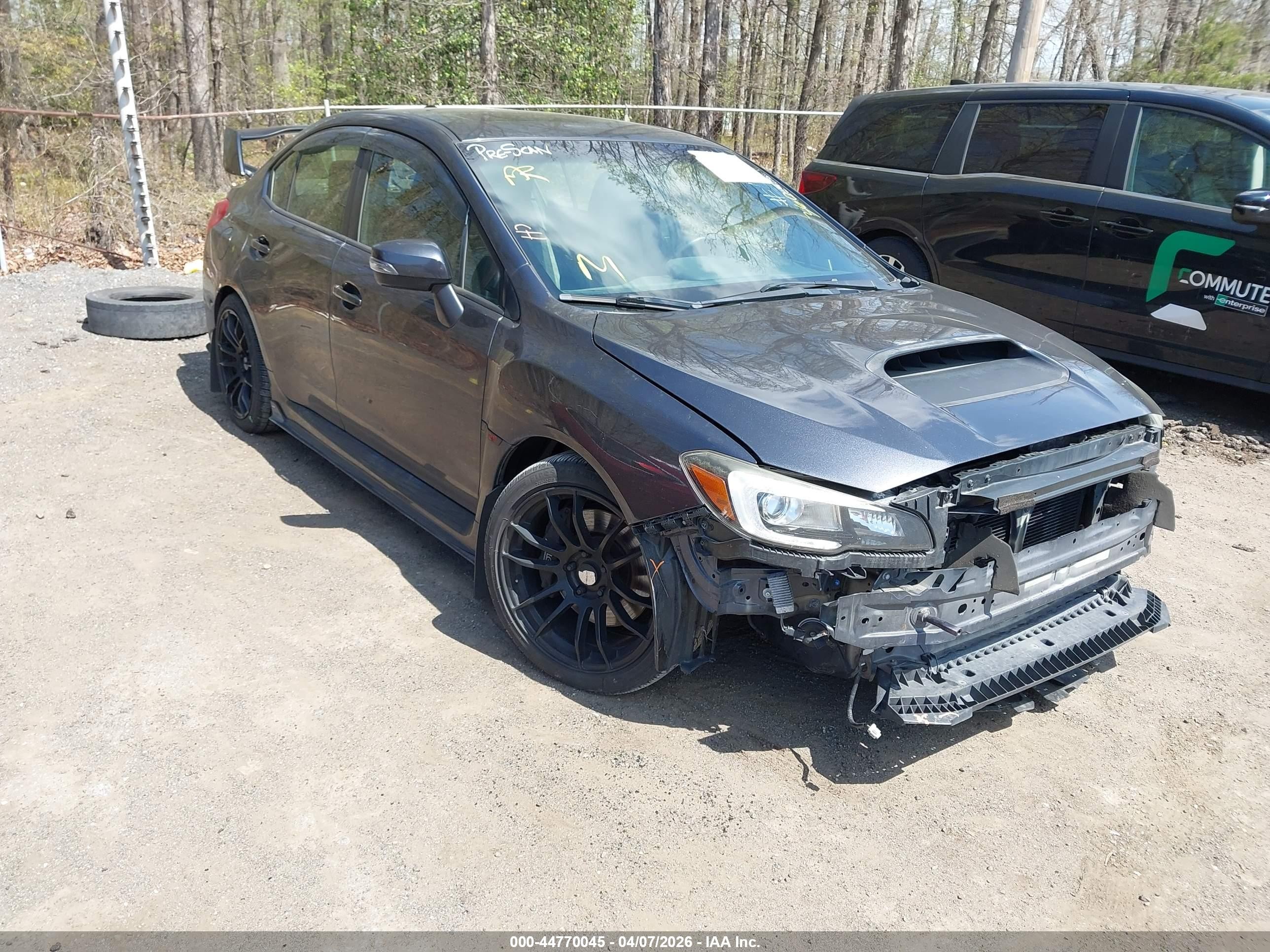 2015 Subaru Wrx Sti Limited Black vin: JF1VA2S65F9809830