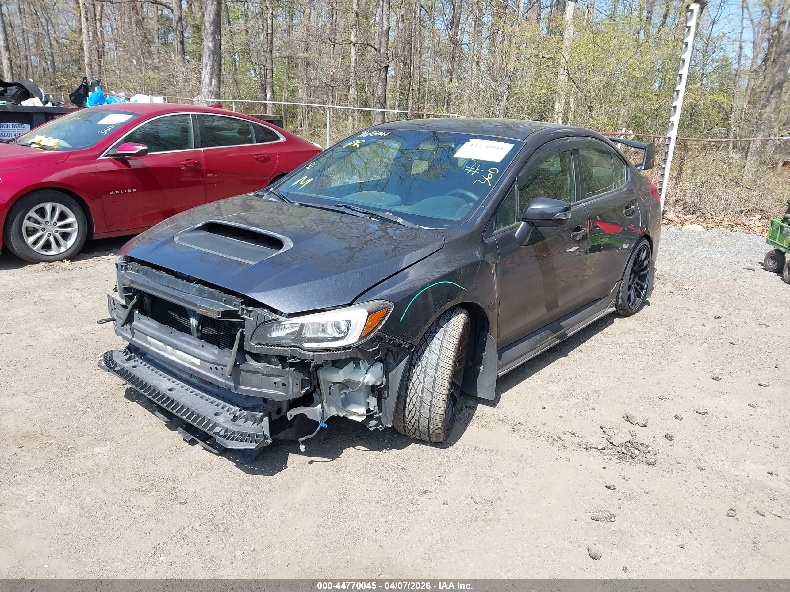 2015 Subaru Wrx Sti Limited Black vin: JF1VA2S65F9809830