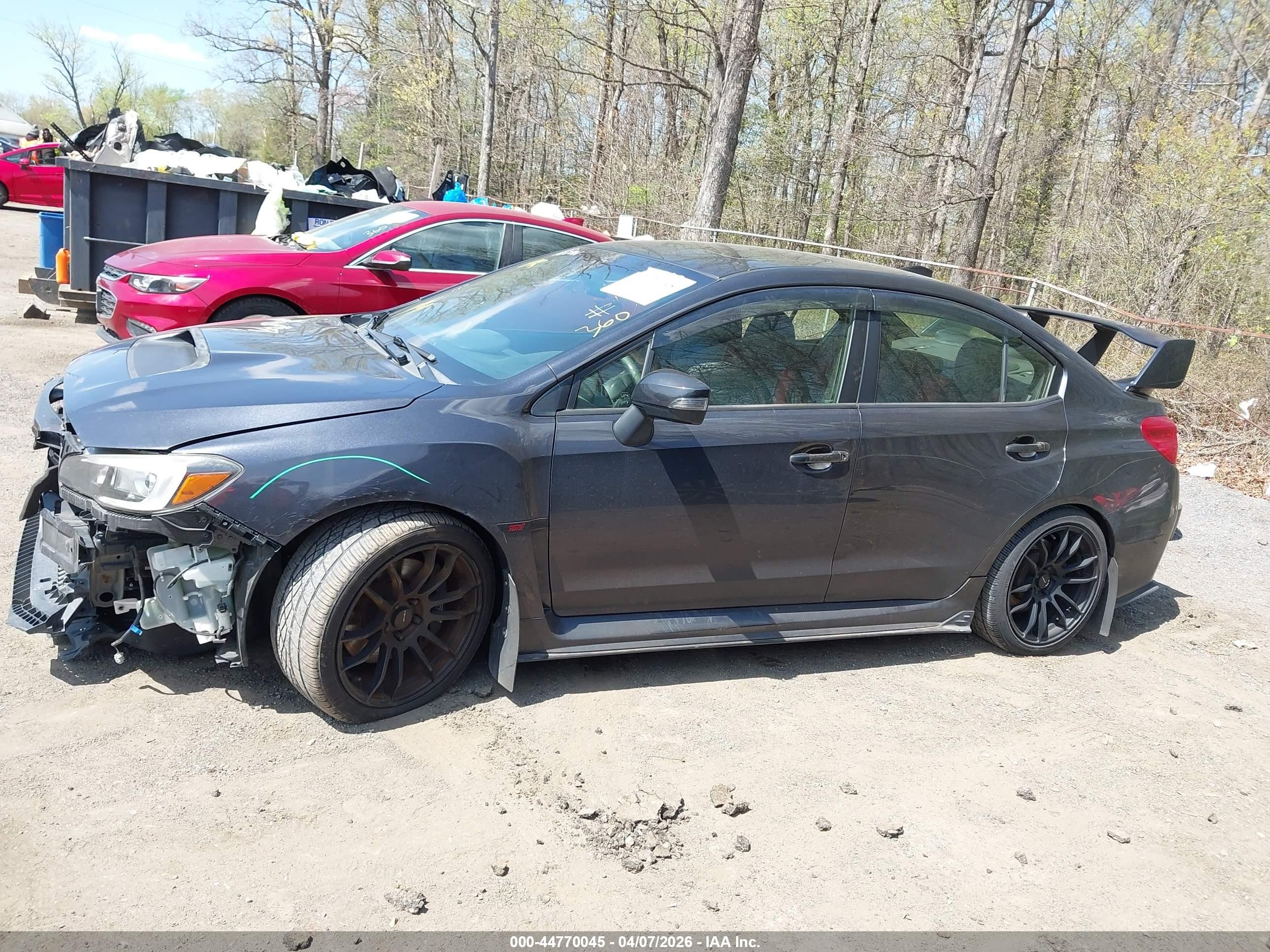 2015 Subaru Wrx Sti Limited Black vin: JF1VA2S65F9809830