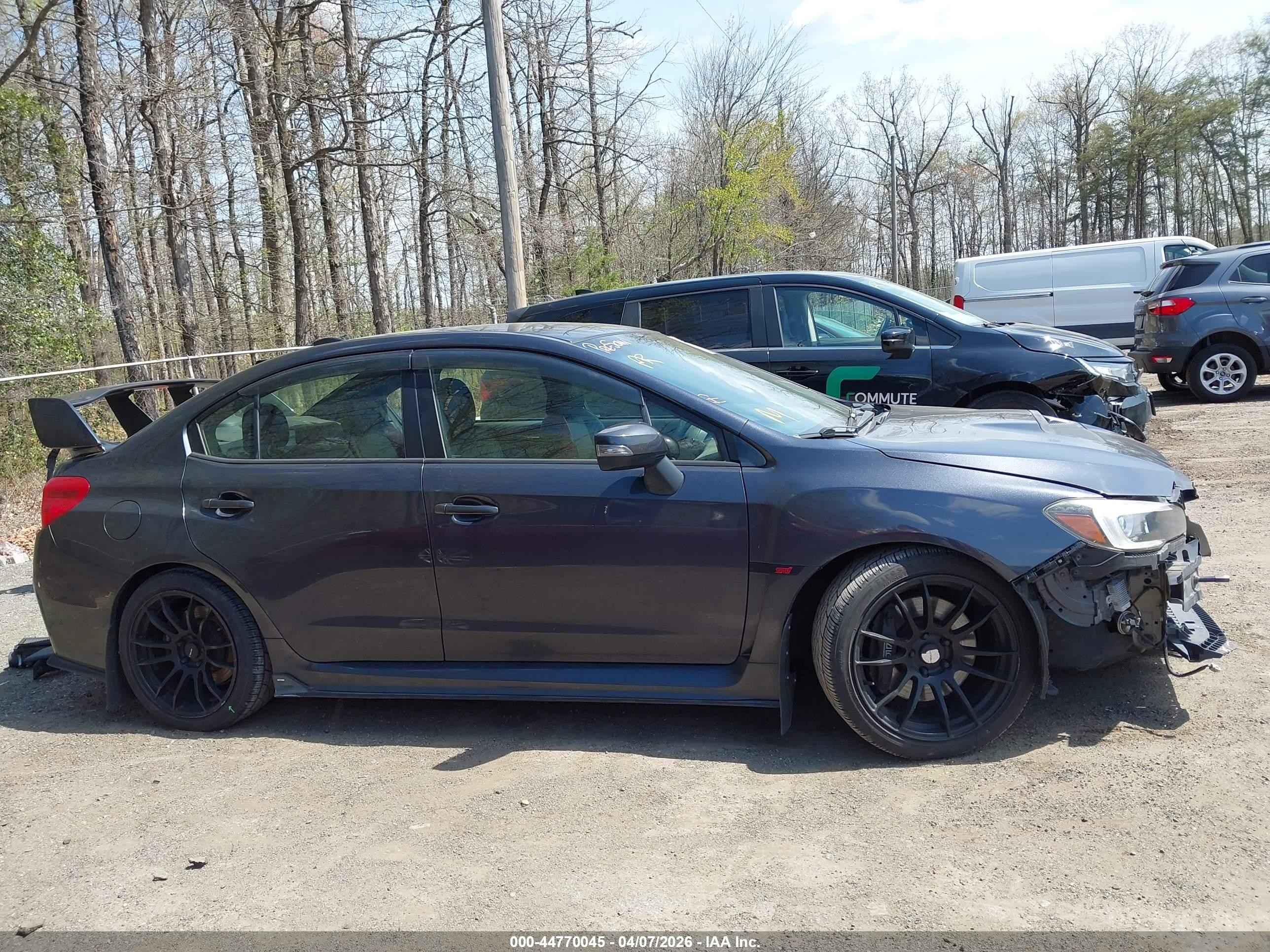 2015 Subaru Wrx Sti Limited Black vin: JF1VA2S65F9809830