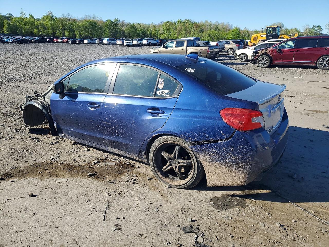 2015 Subaru Wrx Sti Limited Blue vin: JF1VA2S65F9811240