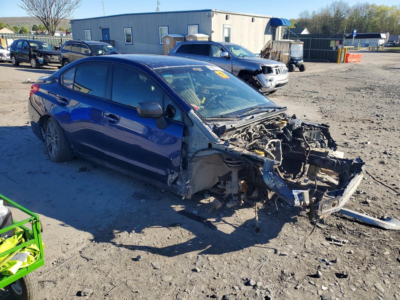 2015 Subaru Wrx Sti Limited Blue vin: JF1VA2S65F9811240