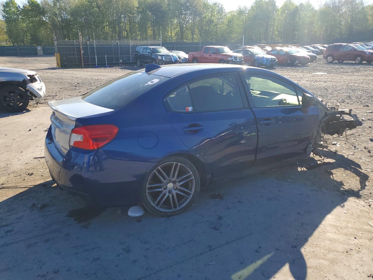 2015 Subaru Wrx Sti Limited Blue vin: JF1VA2S65F9811240