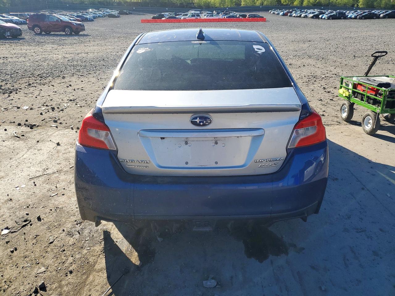 2015 Subaru Wrx Sti Limited Blue vin: JF1VA2S65F9811240