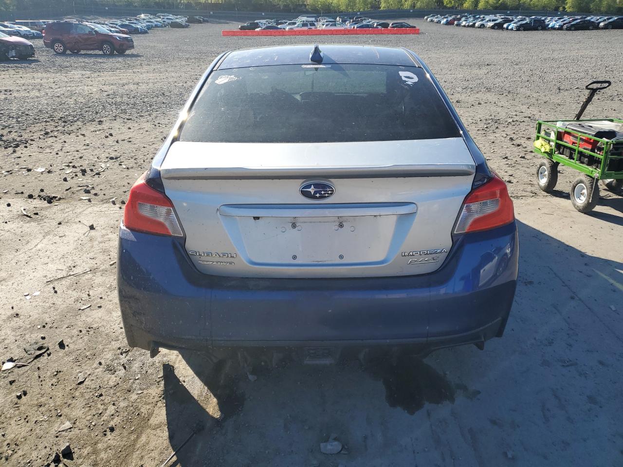2015 Subaru Wrx Sti Limited Blue vin: JF1VA2S65F9811240 Damage: Deck Lid, Replaced, Substandard Repair