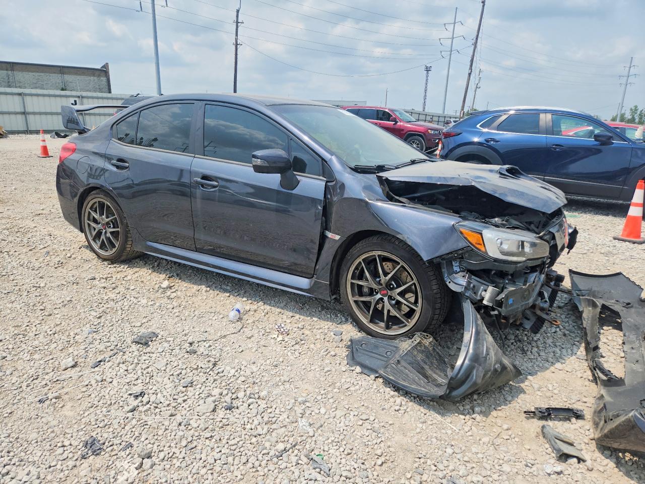 2015 Subaru Wrx Sti Limited Gray vin: JF1VA2S65F9829754