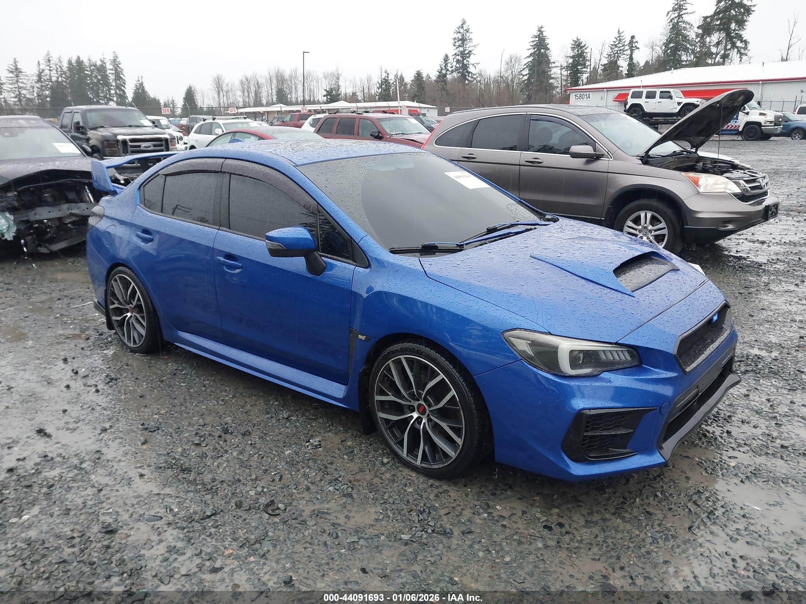 2015 Subaru Wrx Sti Limited Blue vin: JF1VA2S65F9836915