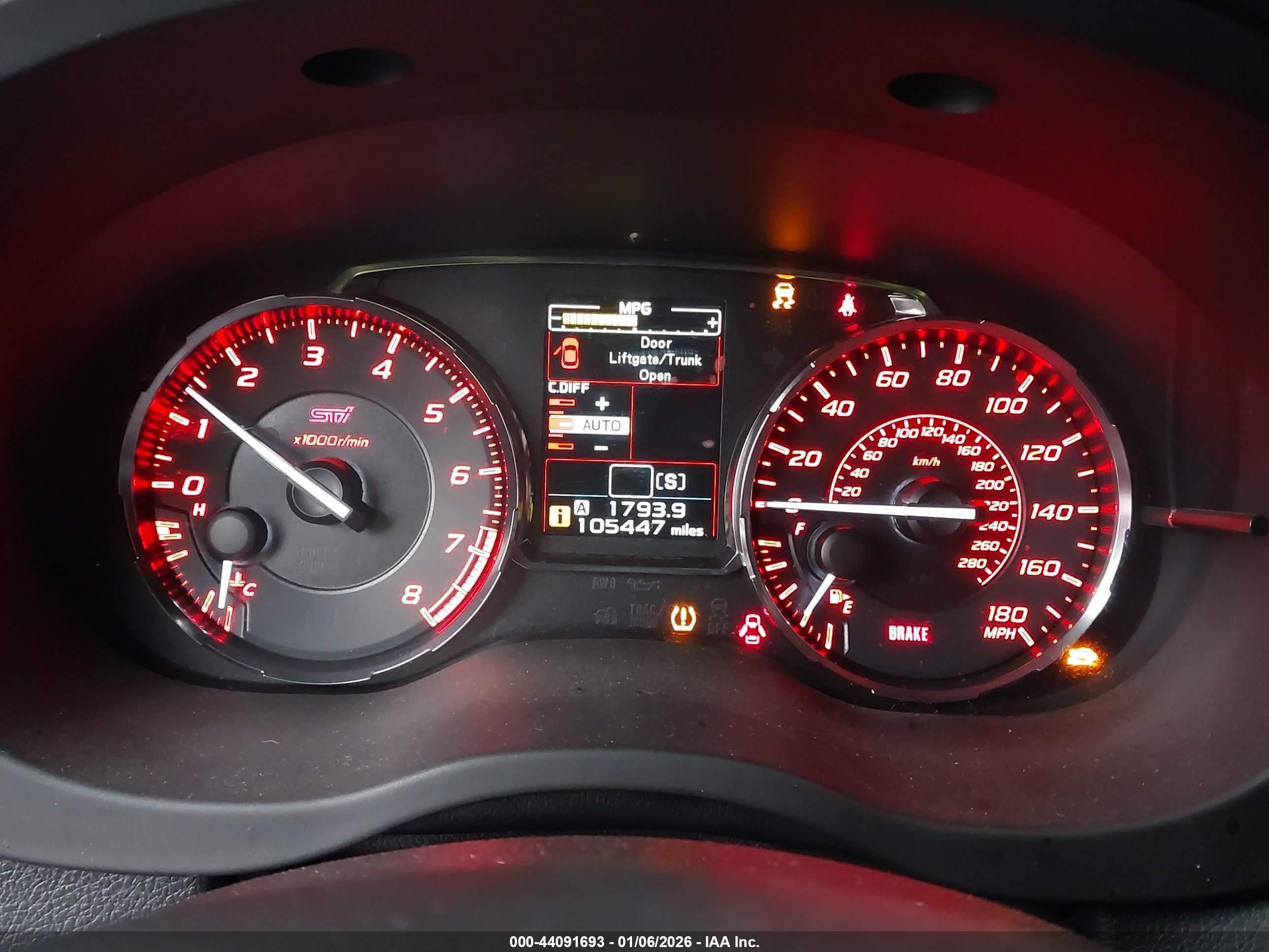 2015 Subaru Wrx Sti Limited Blue vin: JF1VA2S65F9836915