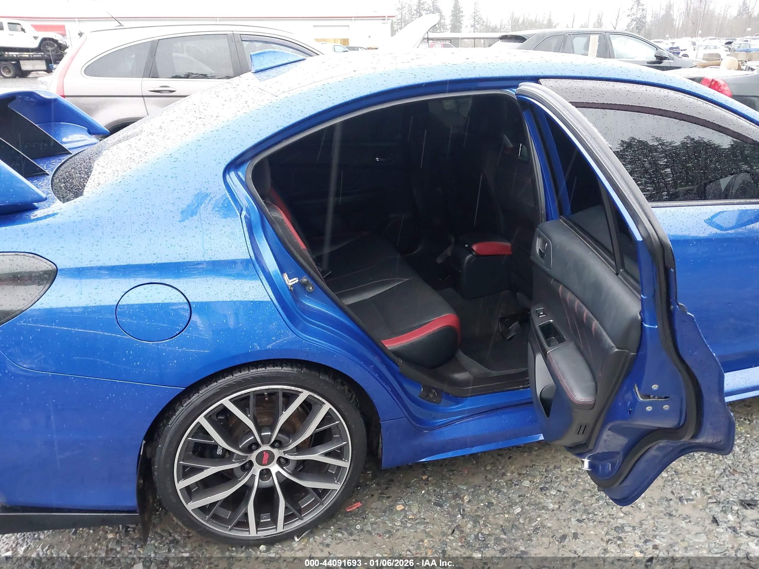 2015 Subaru Wrx Sti Limited Blue vin: JF1VA2S65F9836915