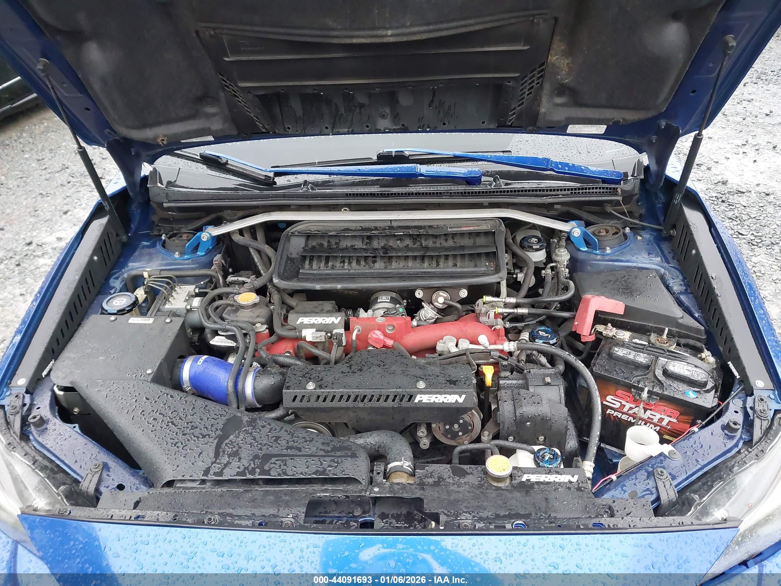 2015 Subaru Wrx Sti Limited Blue vin: JF1VA2S65F9836915