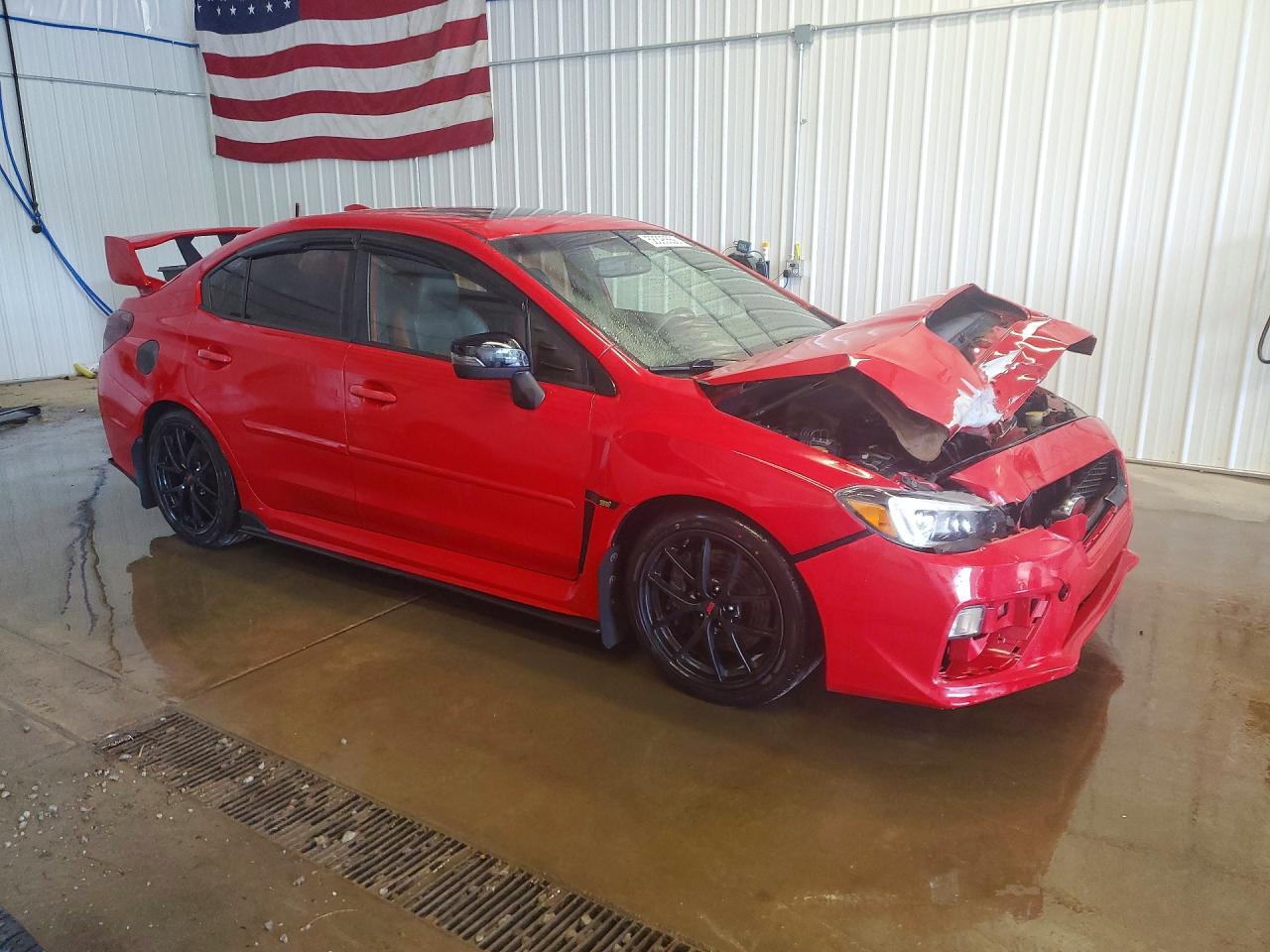 2015 Subaru Wrx Sti Limited Красный vin: JF1VA2S67F9827388