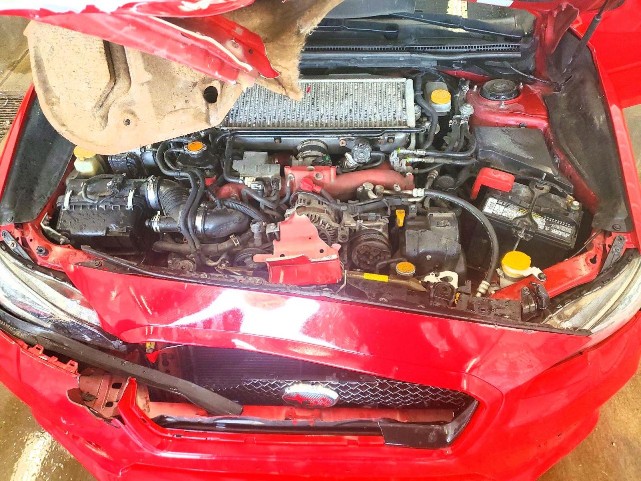 2015 Subaru Wrx Sti Limited Красный vin: JF1VA2S67F9827388