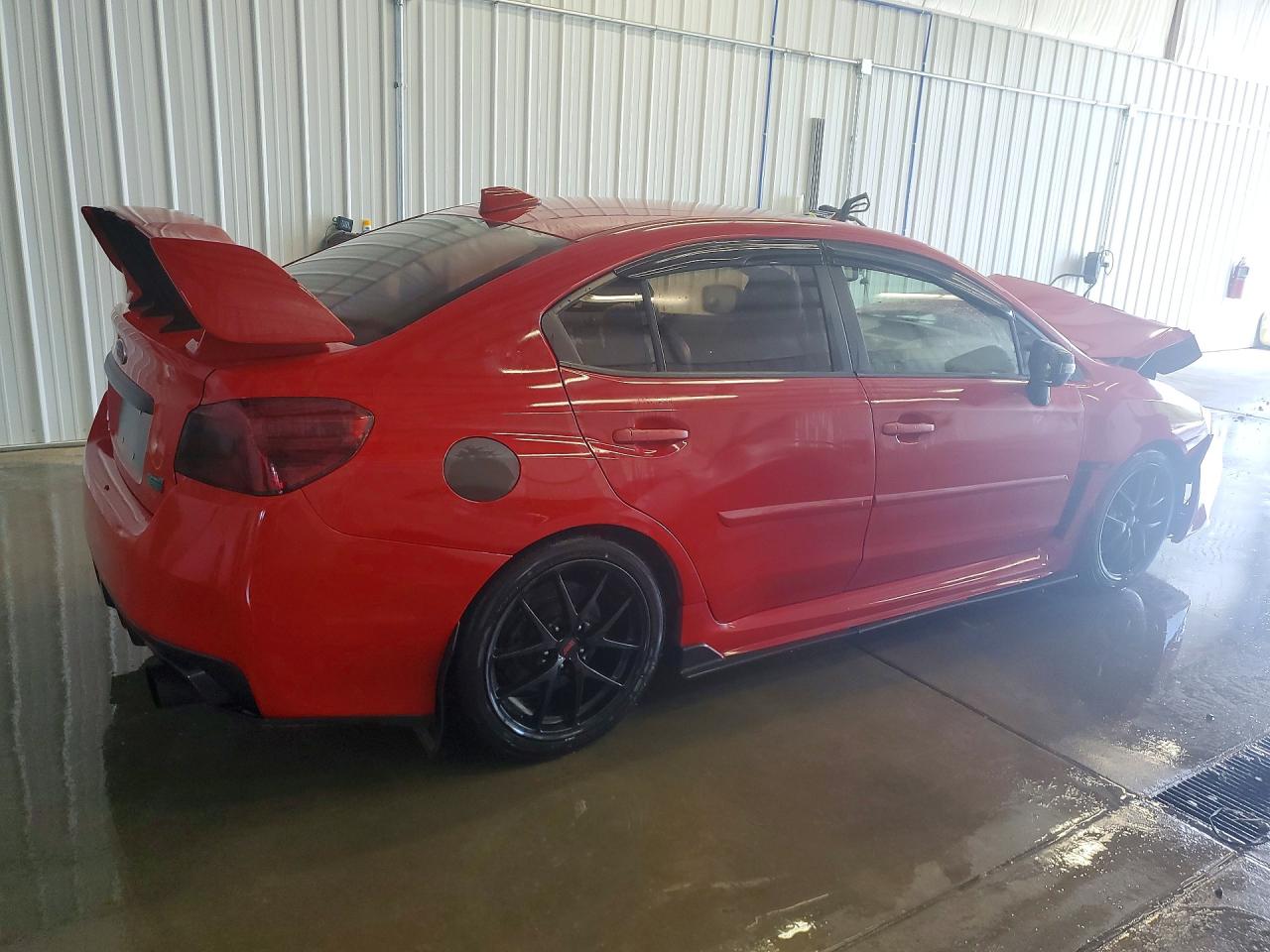 2015 Subaru Wrx Sti Limited Красный vin: JF1VA2S67F9827388