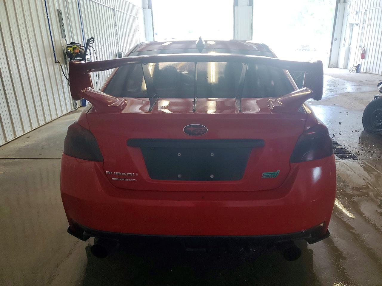 2015 Subaru Wrx Sti Limited Красный vin: JF1VA2S67F9827388