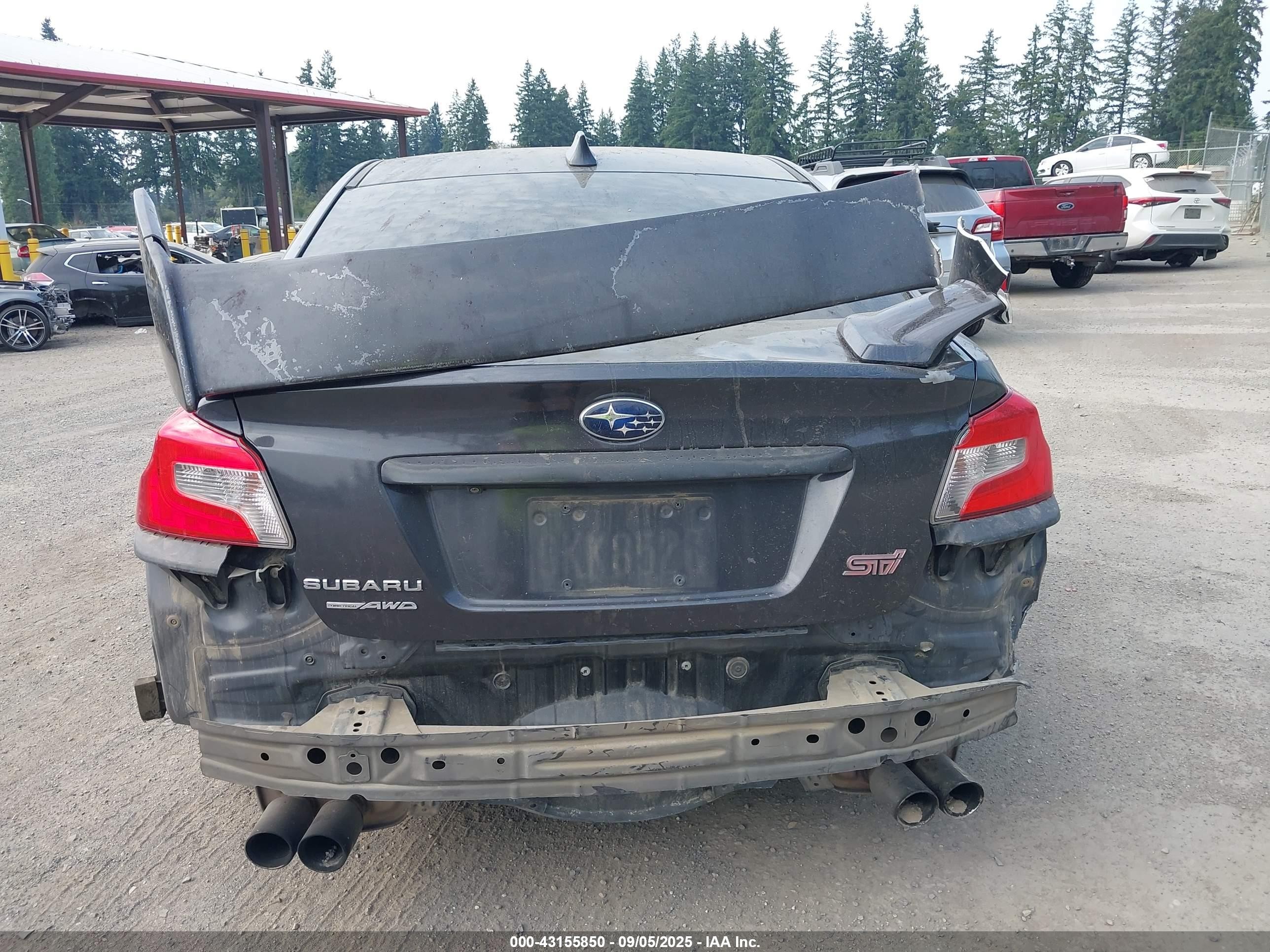 2015 Subaru Wrx Sti Limited Gray vin: JF1VA2S68F9803391