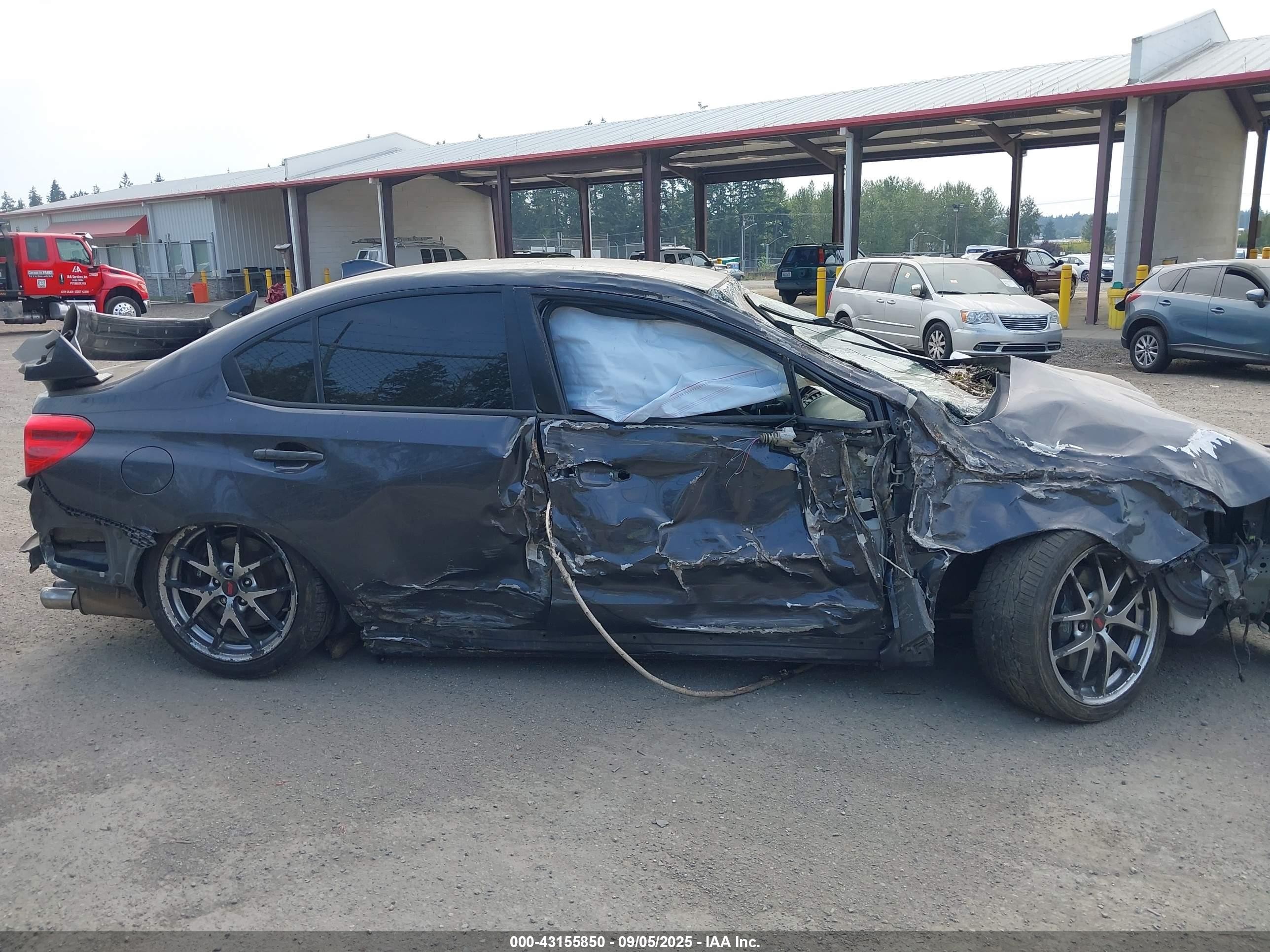 2015 Subaru Wrx Sti Limited Gray vin: JF1VA2S68F9803391