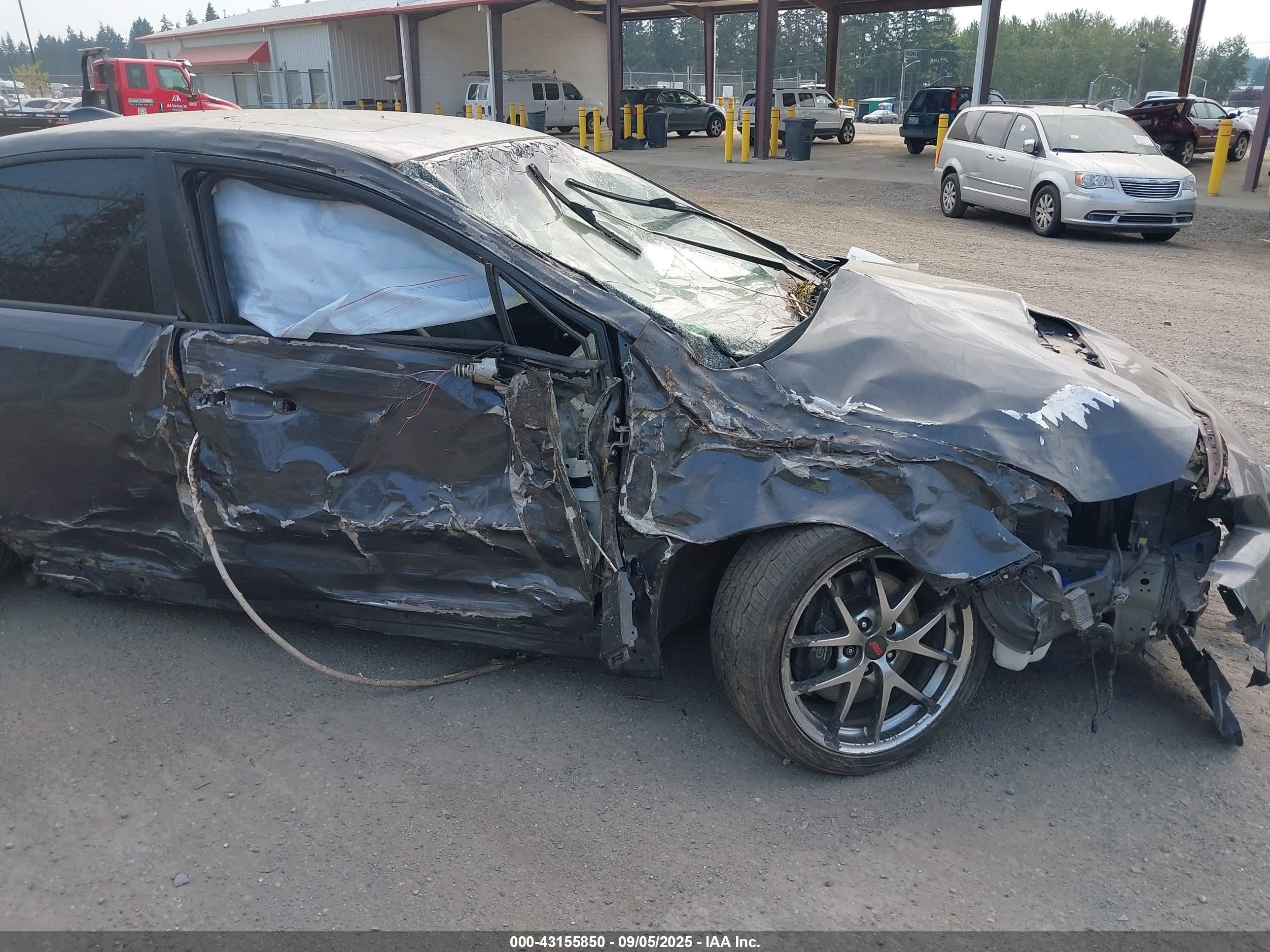 2015 Subaru Wrx Sti Limited Gray vin: JF1VA2S68F9803391